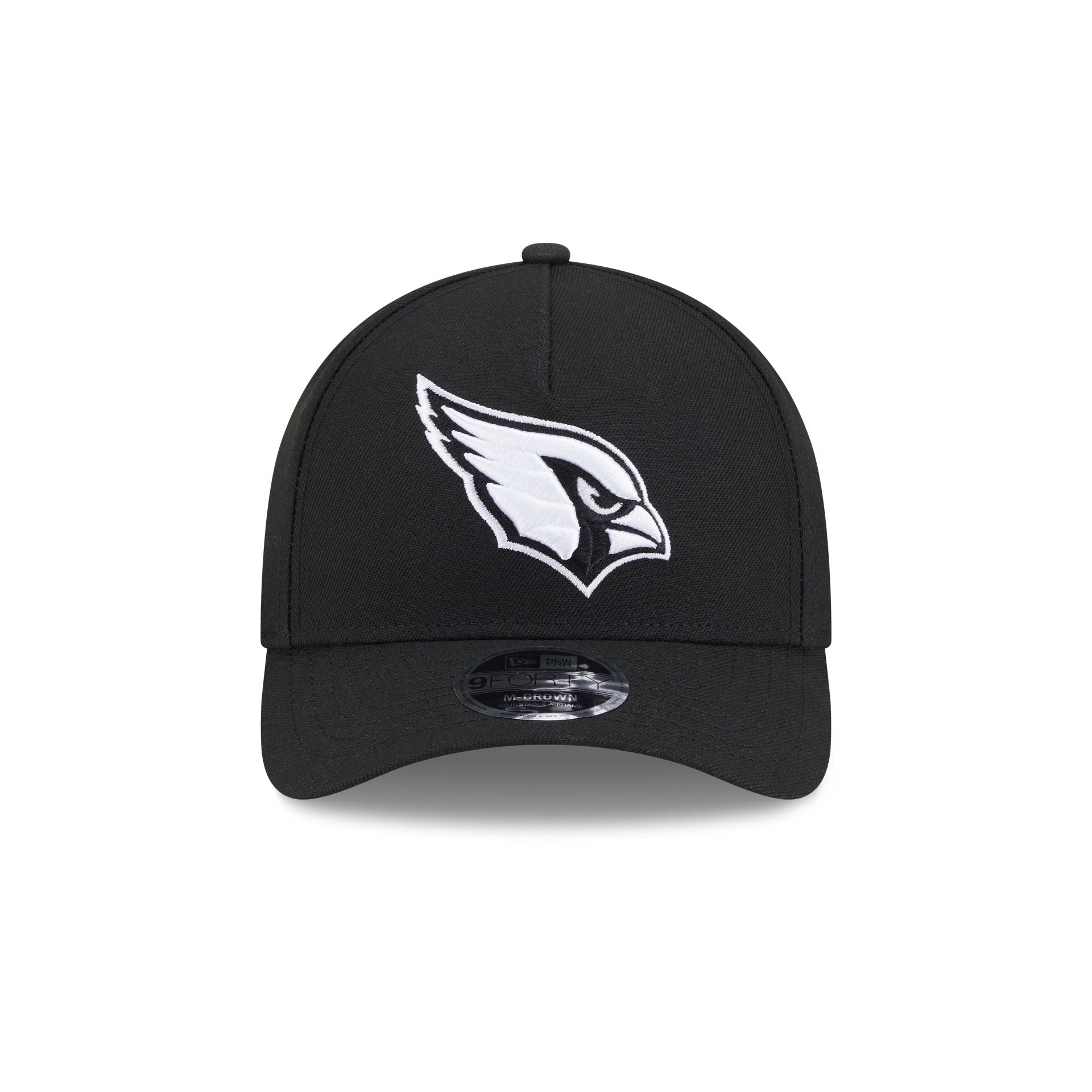 Arizona Cardinals Black & White 9FORTY M-Crown A-Frame Snapback Hat - Image 2