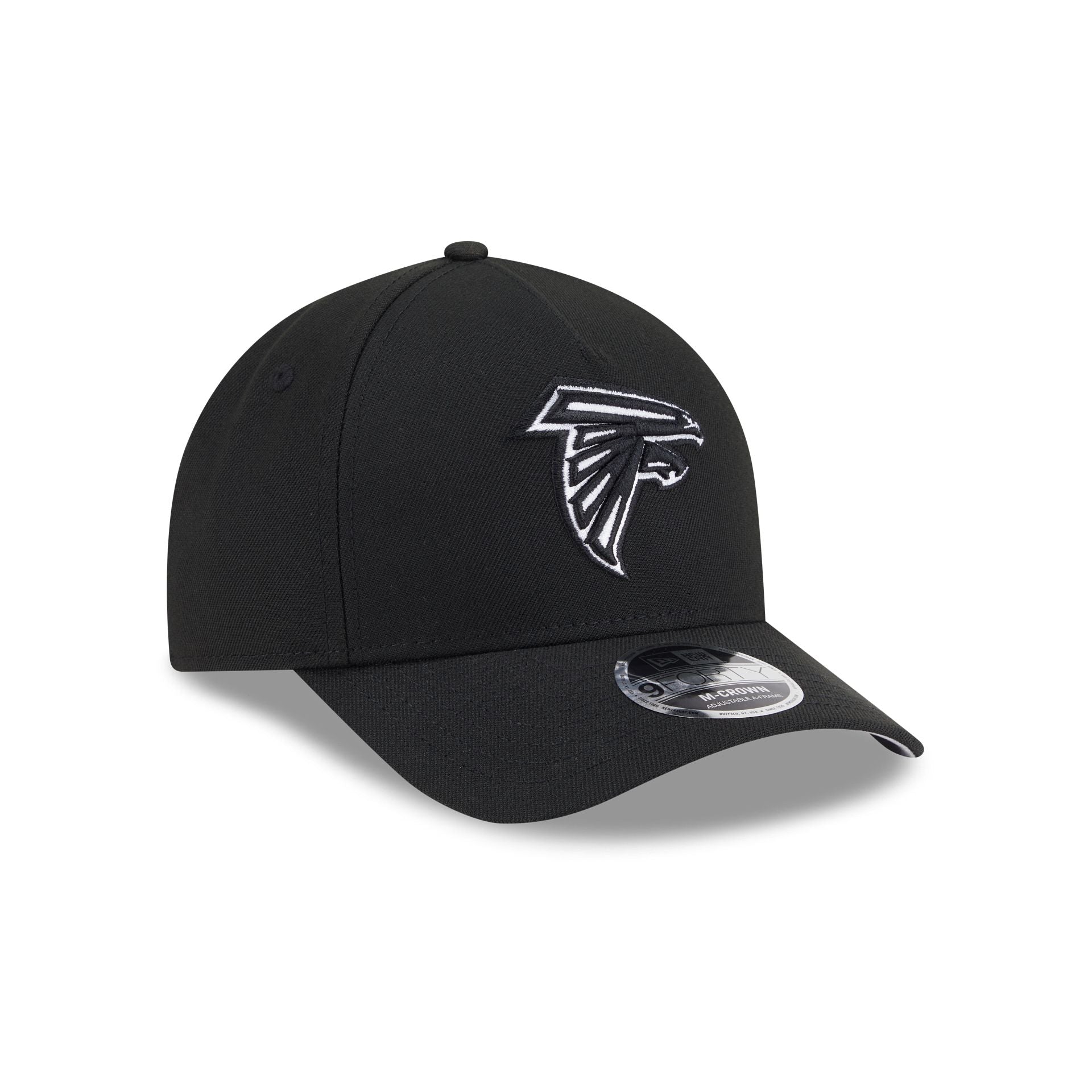 Atlanta Falcons Black & White 9FORTY M-Crown A-Frame Snapback Hat - Image 3