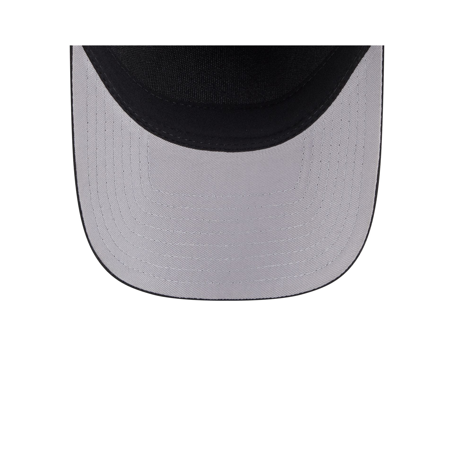 Detroit Lions Black & White 9FORTY M-Crown A-Frame Snapback Hat - Image 7