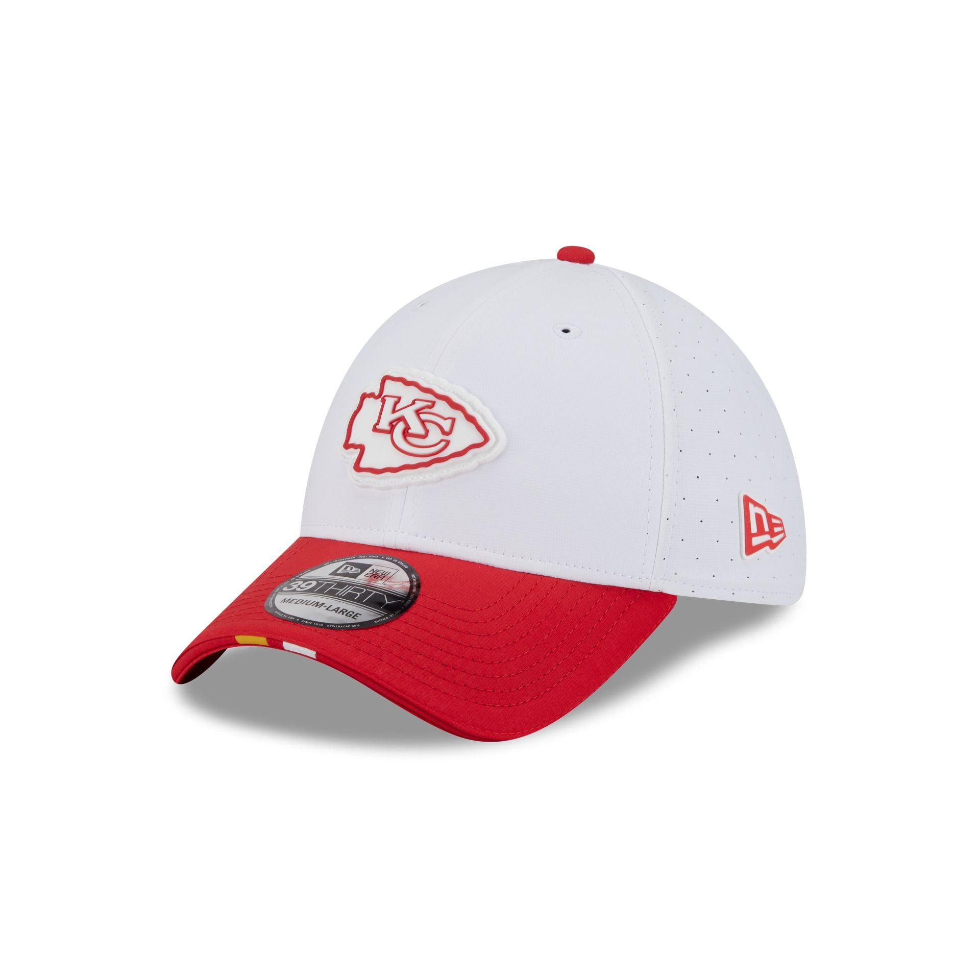 Kansas City Chiefs 2025 Training 39THIRTY Stretch Fit Hat