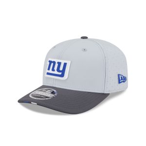 New York Giants 2025 Training Gray 9SEVENTY Stretch-Snap Hat