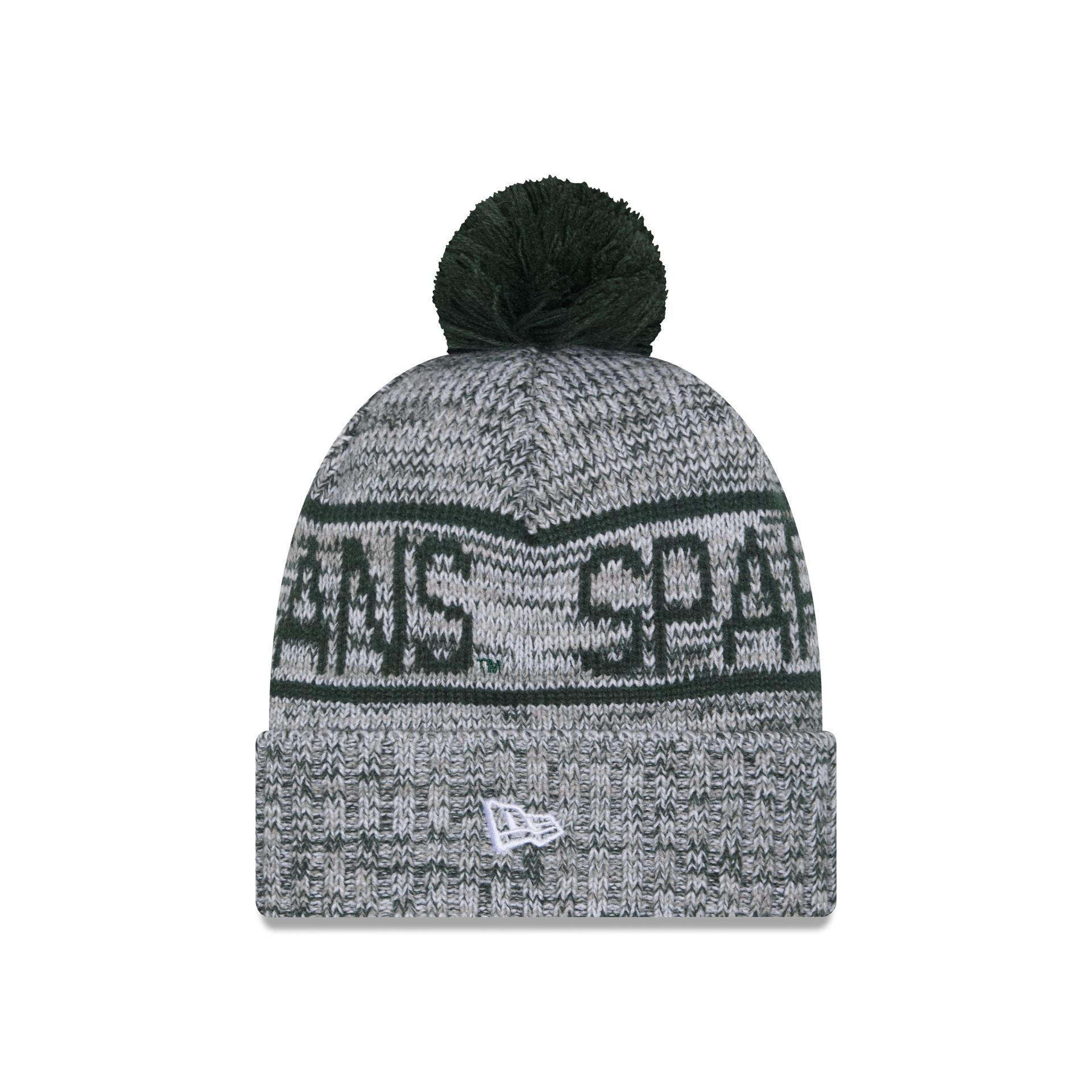 Michigan State Spartans Cold Weather Pom Knit Hat - Image 2