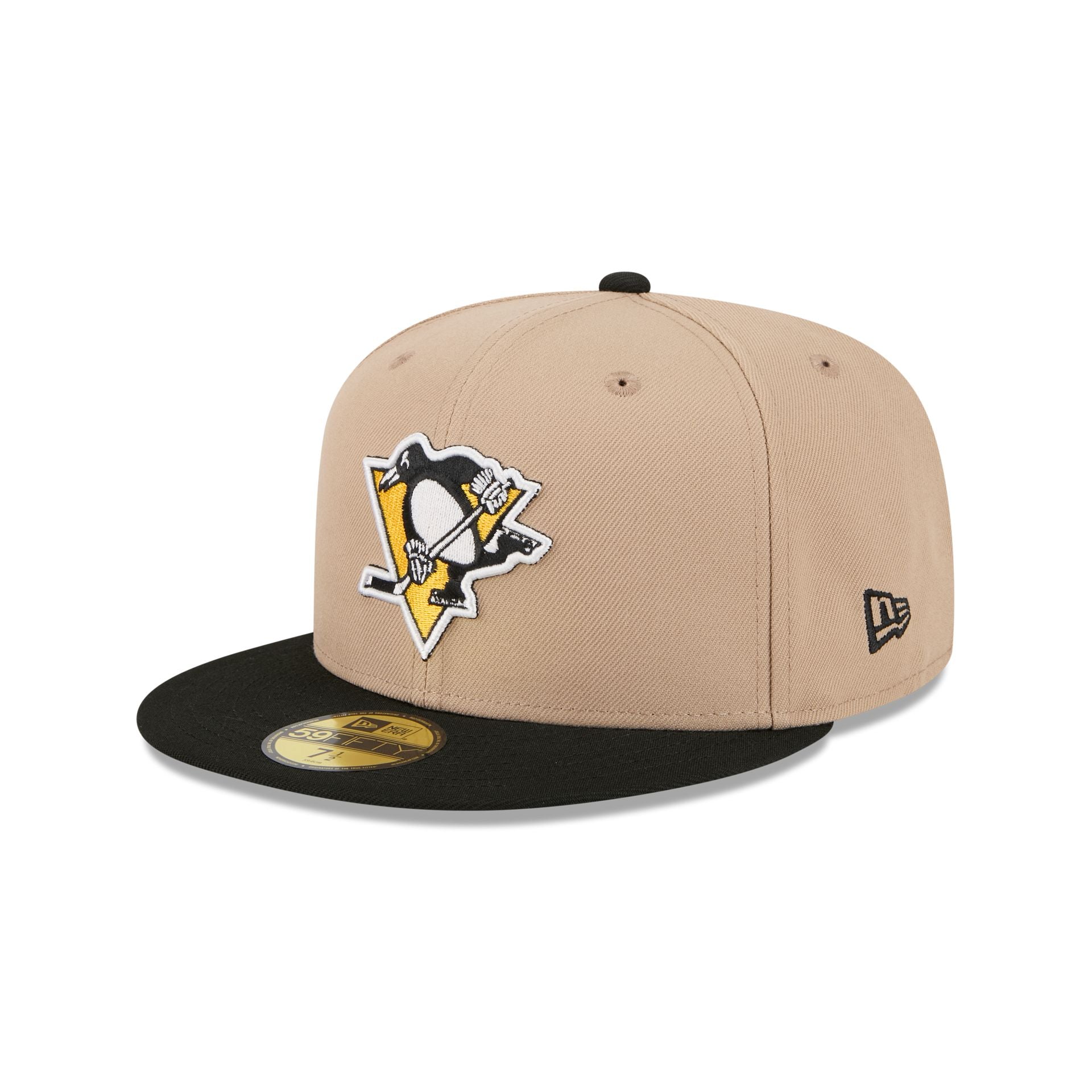 Pittsburgh Penguins Camel 59FIFTY Fitted Hat