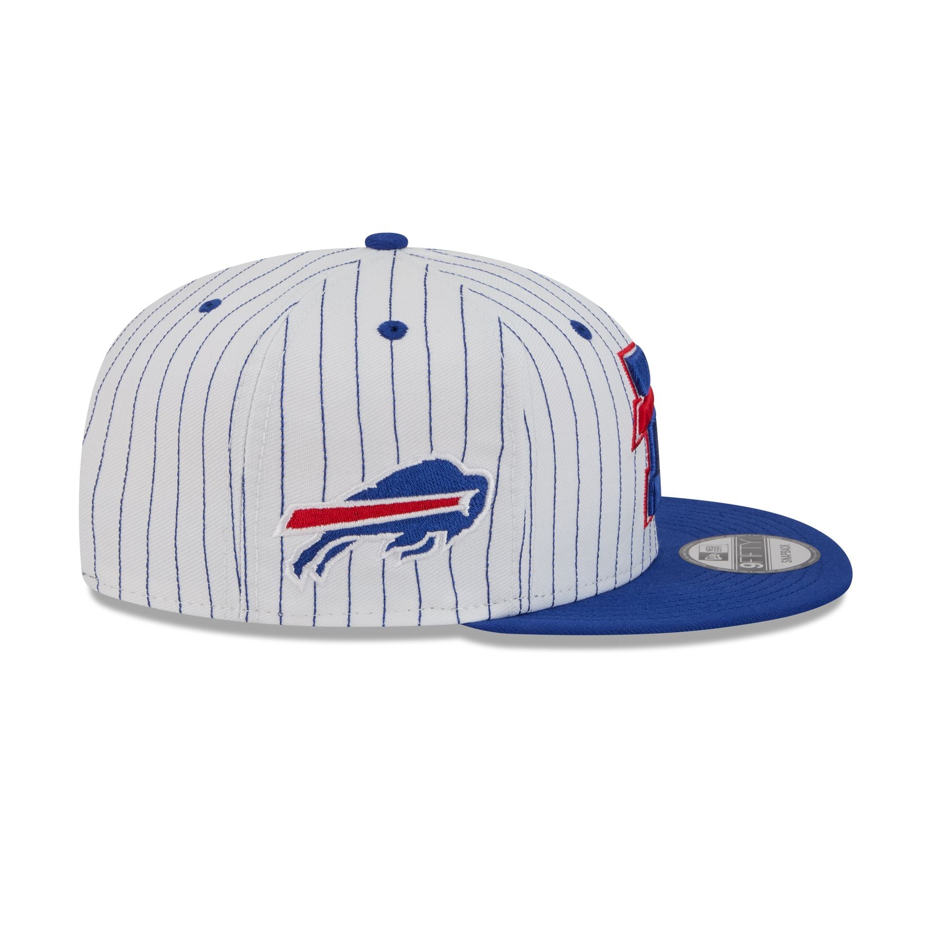 Buffalo Bills Deceptor Pinstripe 9FIFTY Snapback Hat - Image 4