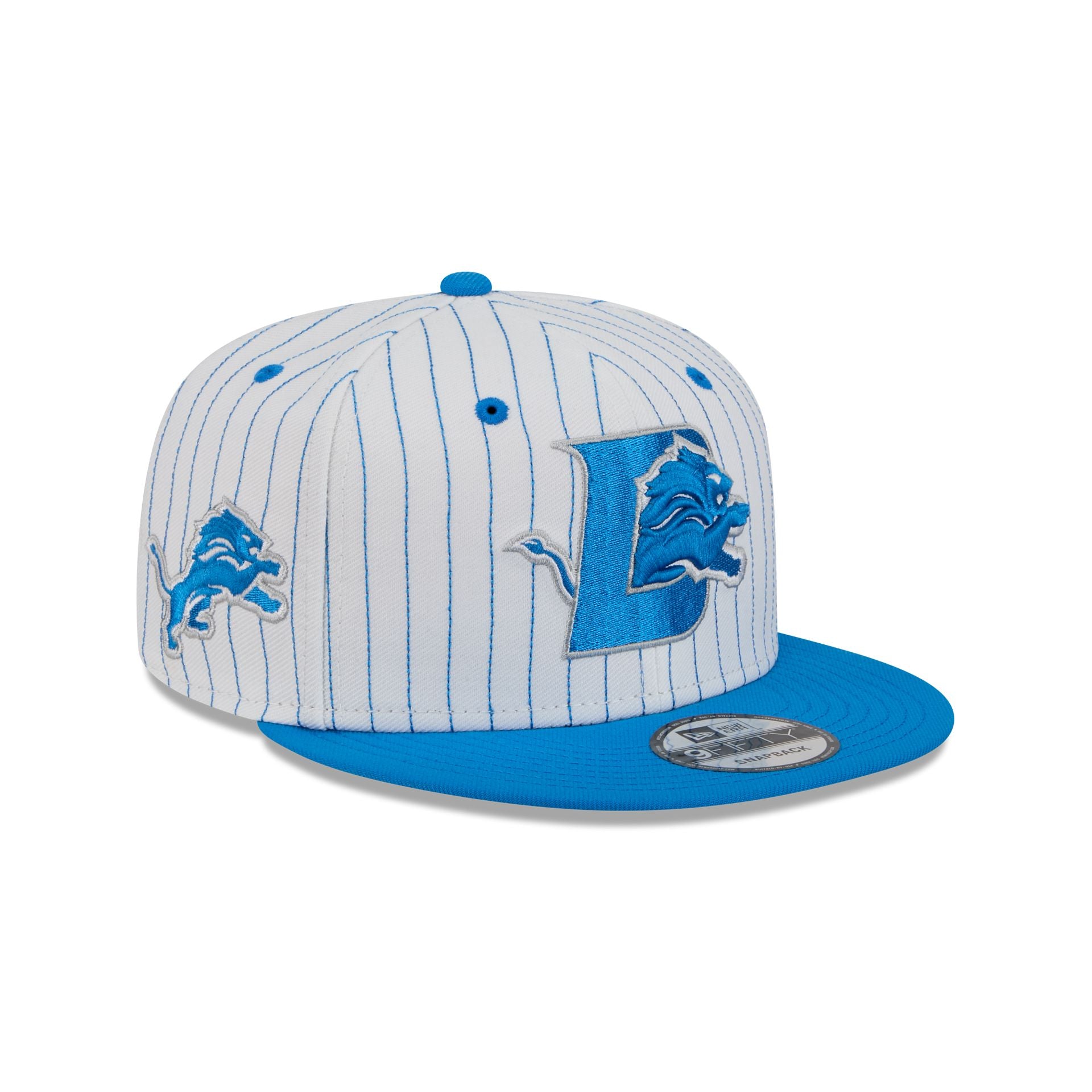 Detroit Lions Deceptor Pinstripe 9FIFTY Snapback Hat