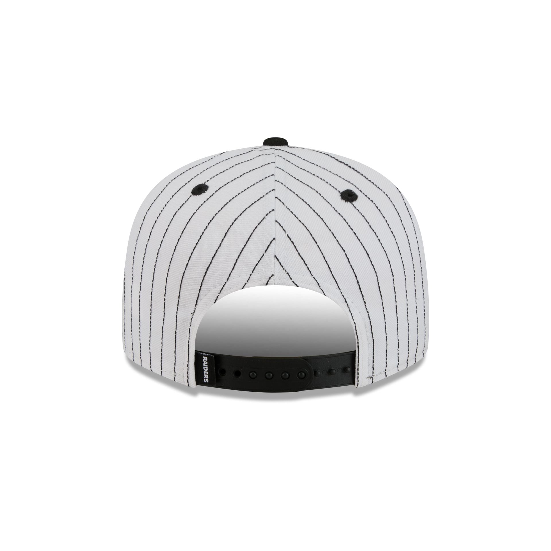 Las Vegas Raiders Deceptor Pinstripe 9FIFTY Snapback Hat - Image 6