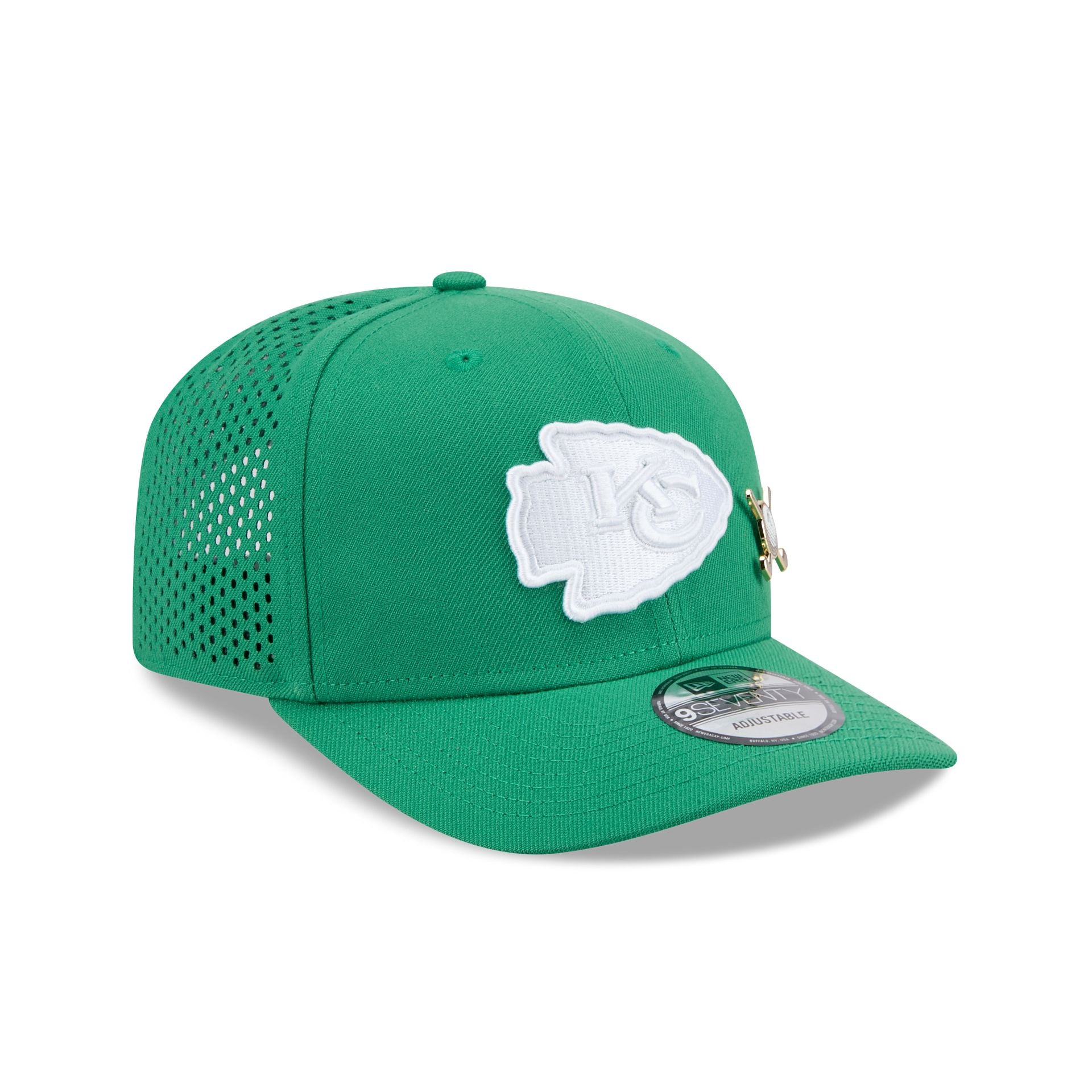 Kansas City Chiefs Tee Time 9SEVENTY Trucker Hat - Image 3