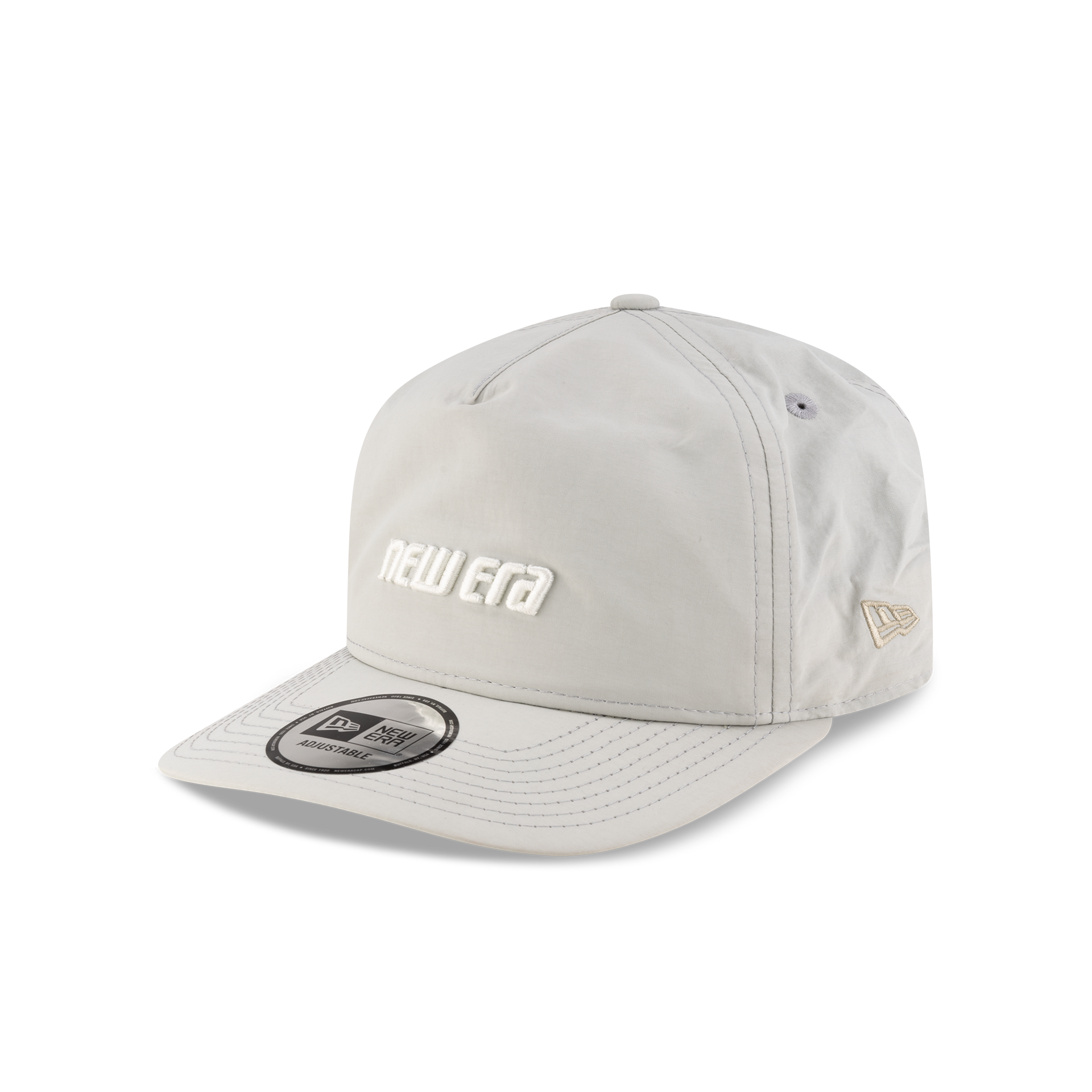 New Era Branded Raised Flag Mirage Gray Golfer Hat - Image 3