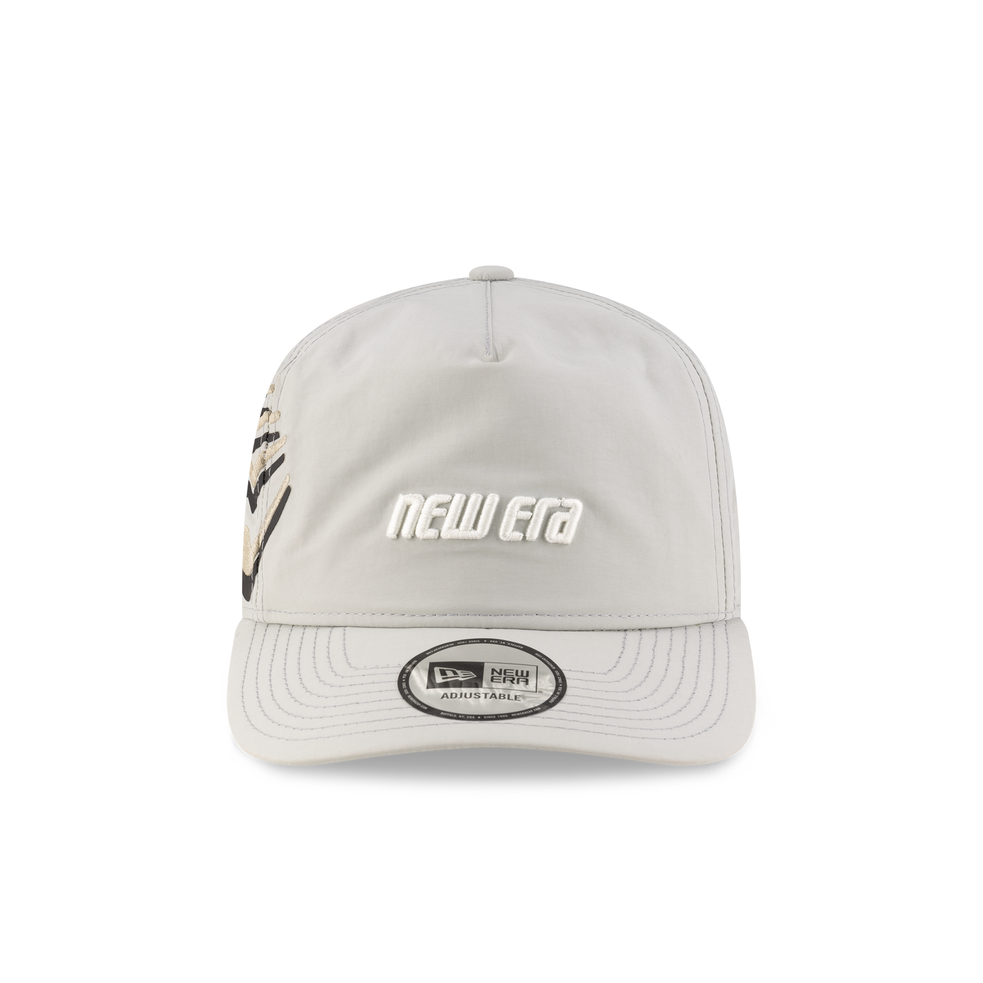 New Era Branded Raised Flag Mirage Gray Golfer Hat - Image 2