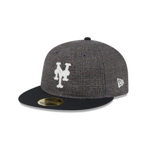 New York Mets Plaid Retro Crown 59FIFTY Fitted Hat
