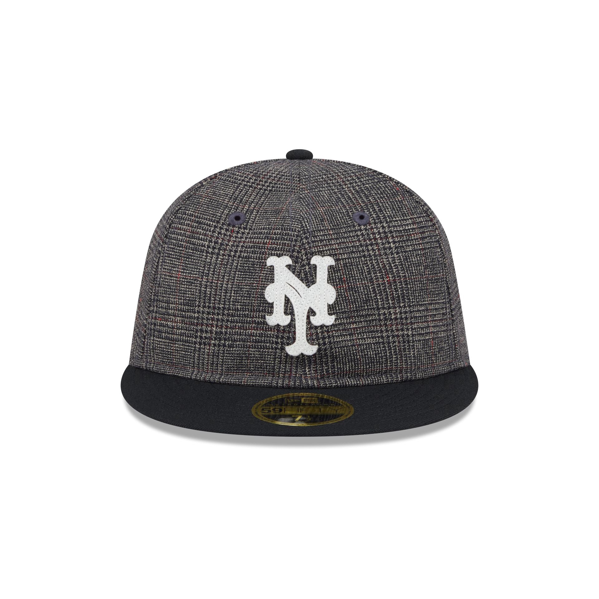 New York Mets Plaid Retro Crown 59FIFTY Fitted Hat - Image 2