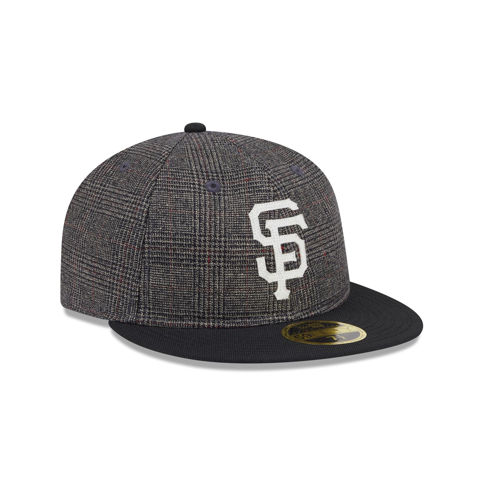 San Francisco Giants Plaid Retro Crown 59FIFTY Fitted Hat - Image 3