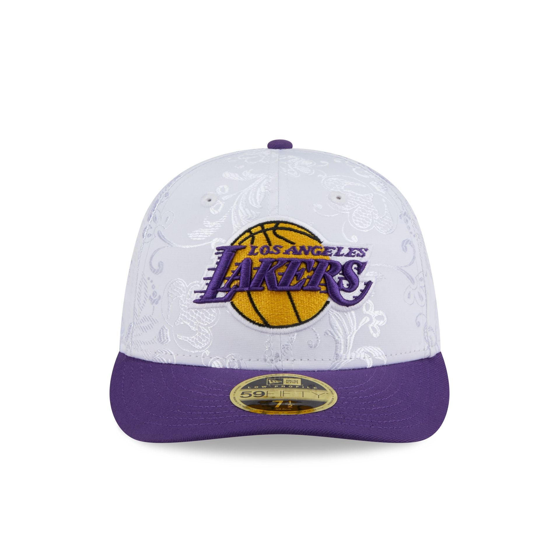 Los Angeles Lakers Floral Shine Low Profile 59FIFTY Fitted Hat - Image 2