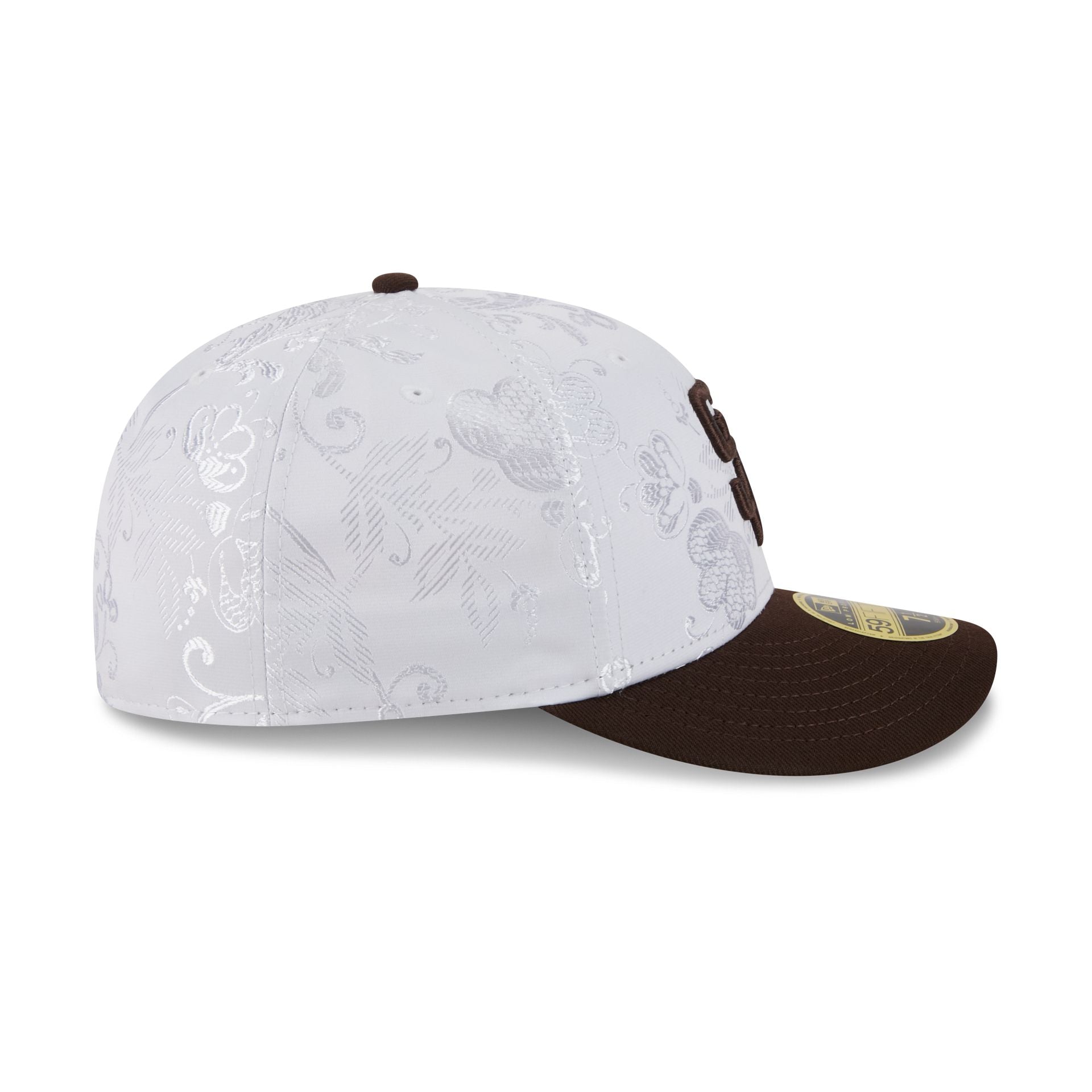 San Diego Padres Floral Shine Low Profile 59FIFTY Fitted Hat - Image 5