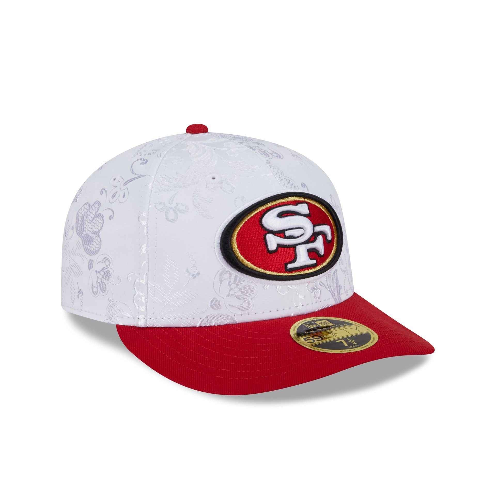 San Francisco 49ers Floral Shine Low Profile 59FIFTY Fitted Hat - Image 3