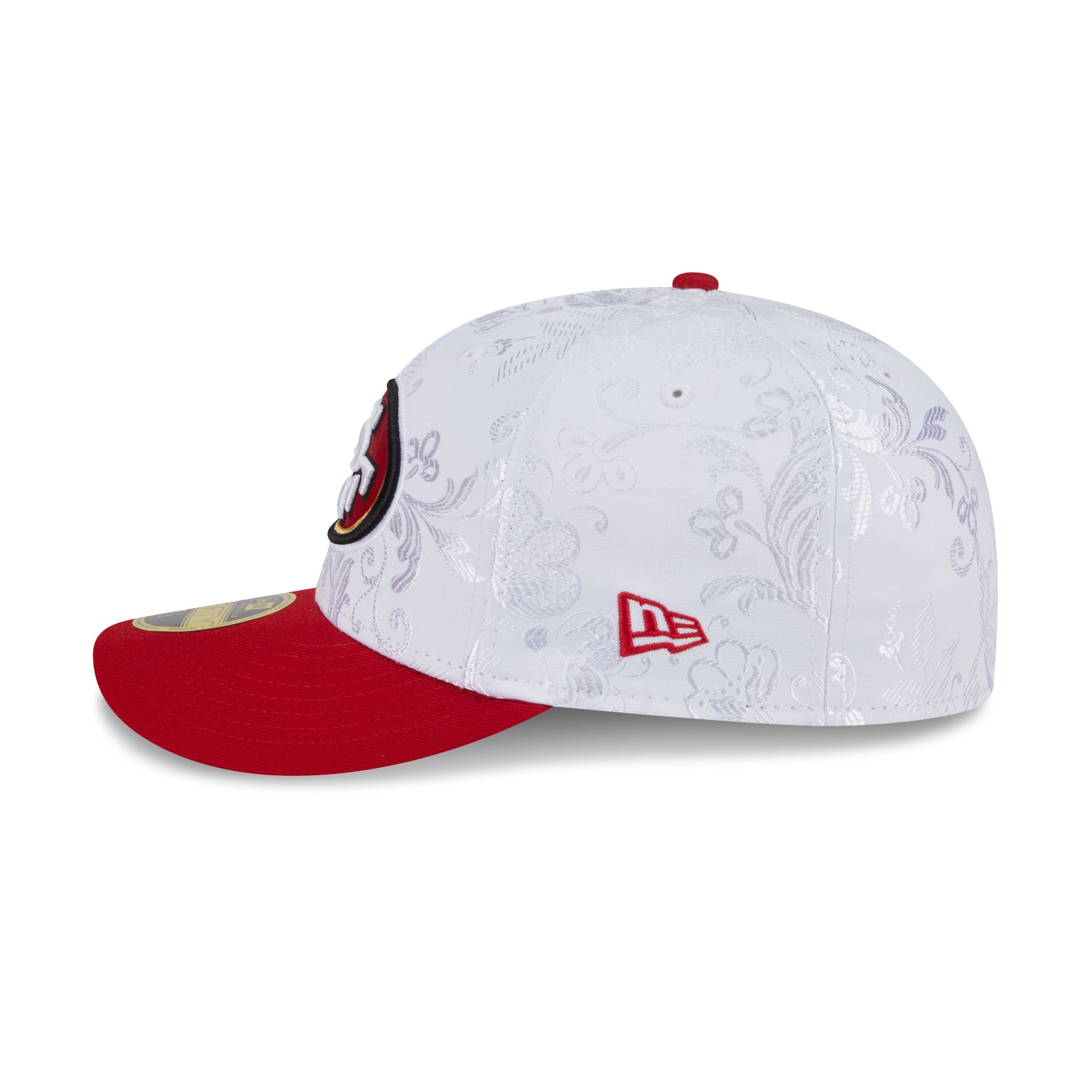San Francisco 49ers Floral Shine Low Profile 59FIFTY Fitted Hat - Image 4