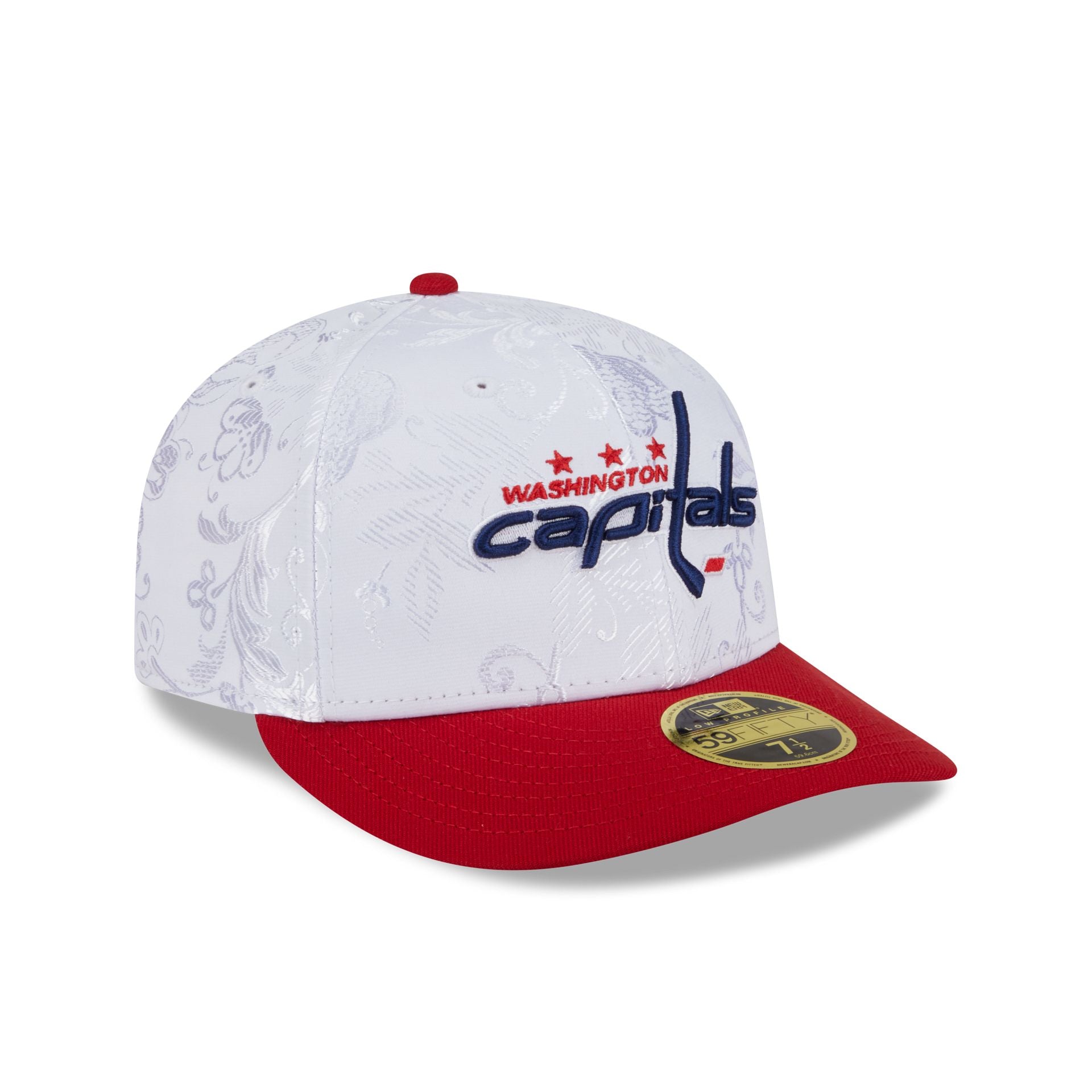 Washington Capitals Floral Shine Low Profile 59FIFTY Fitted Hat - Image 3
