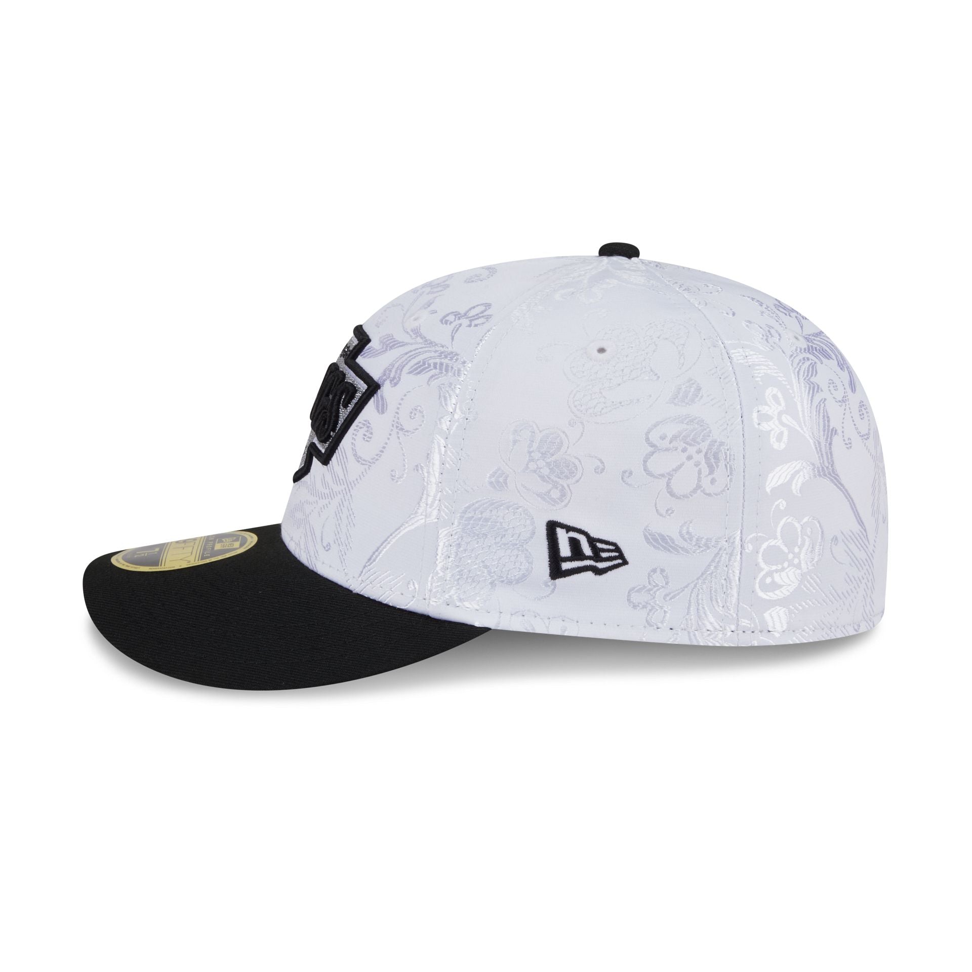 Los Angeles Kings Floral Shine Low Profile 59FIFTY Fitted Hat - Image 4