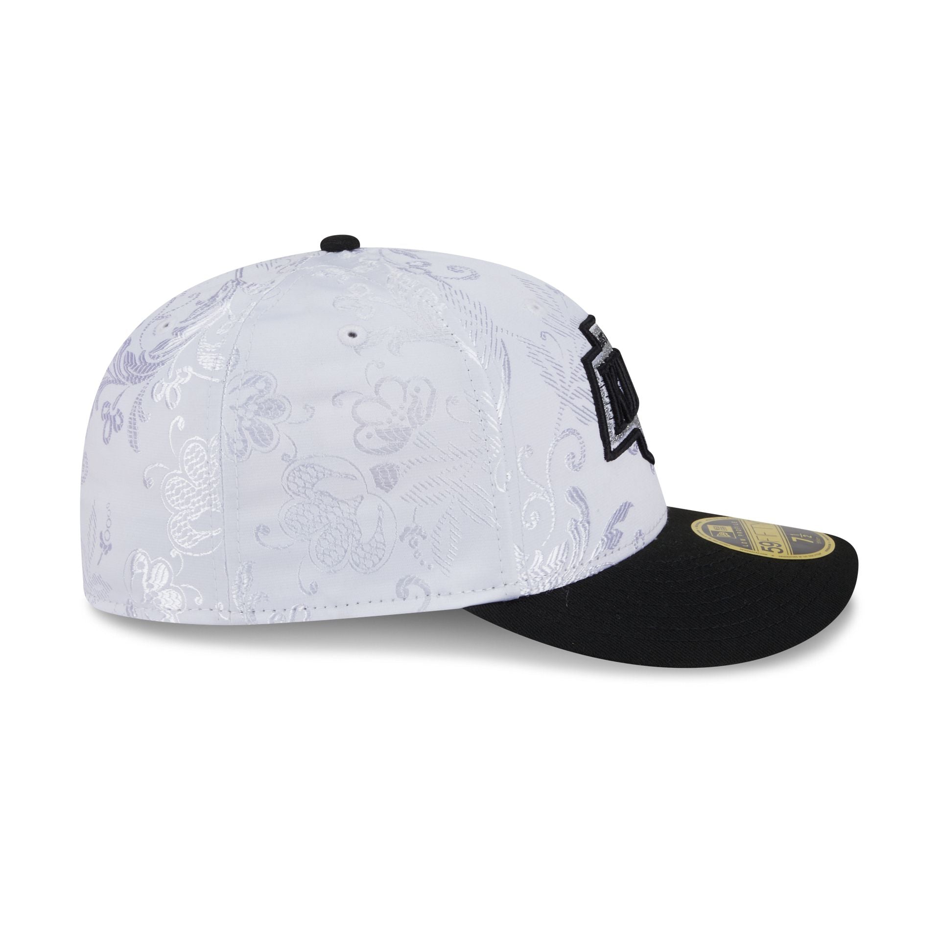 Los Angeles Kings Floral Shine Low Profile 59FIFTY Fitted Hat - Image 5