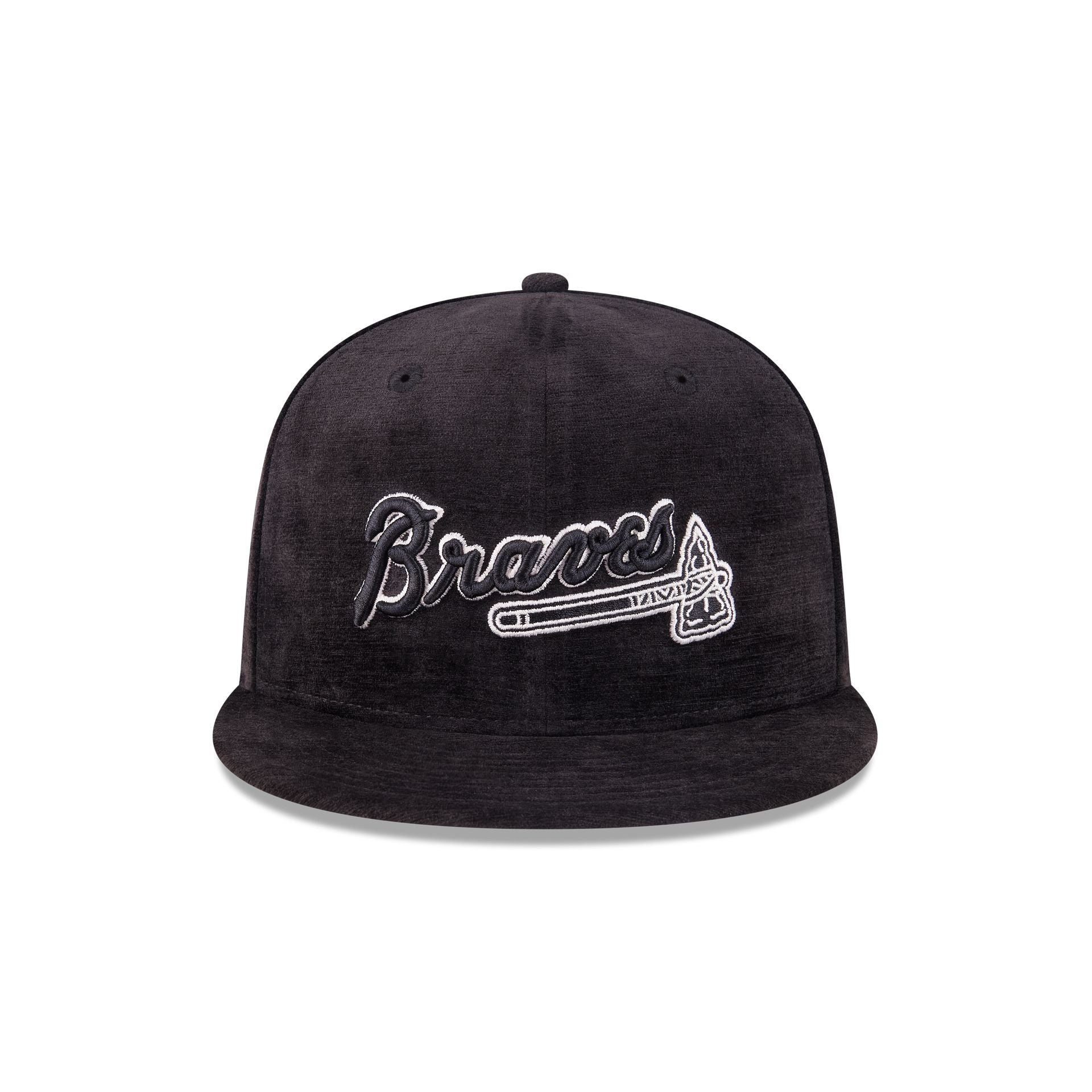 Atlanta Braves Black Velvet 59FIFTY Fitted Hat - Image 2