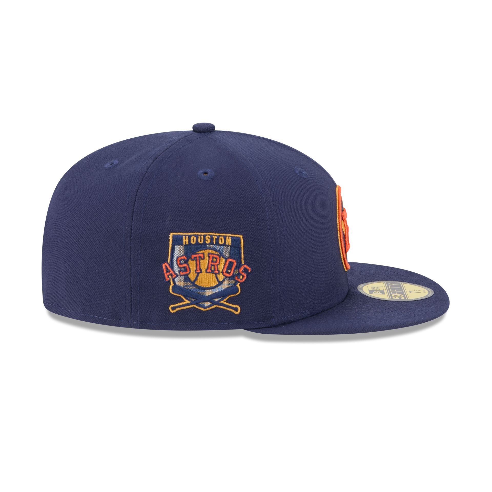 Houston Astros Blue Tartan 59FIFTY Fitted Hat - Image 4