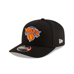 New York Knicks Team Black 9SEVENTY Stretch-Snap Hat