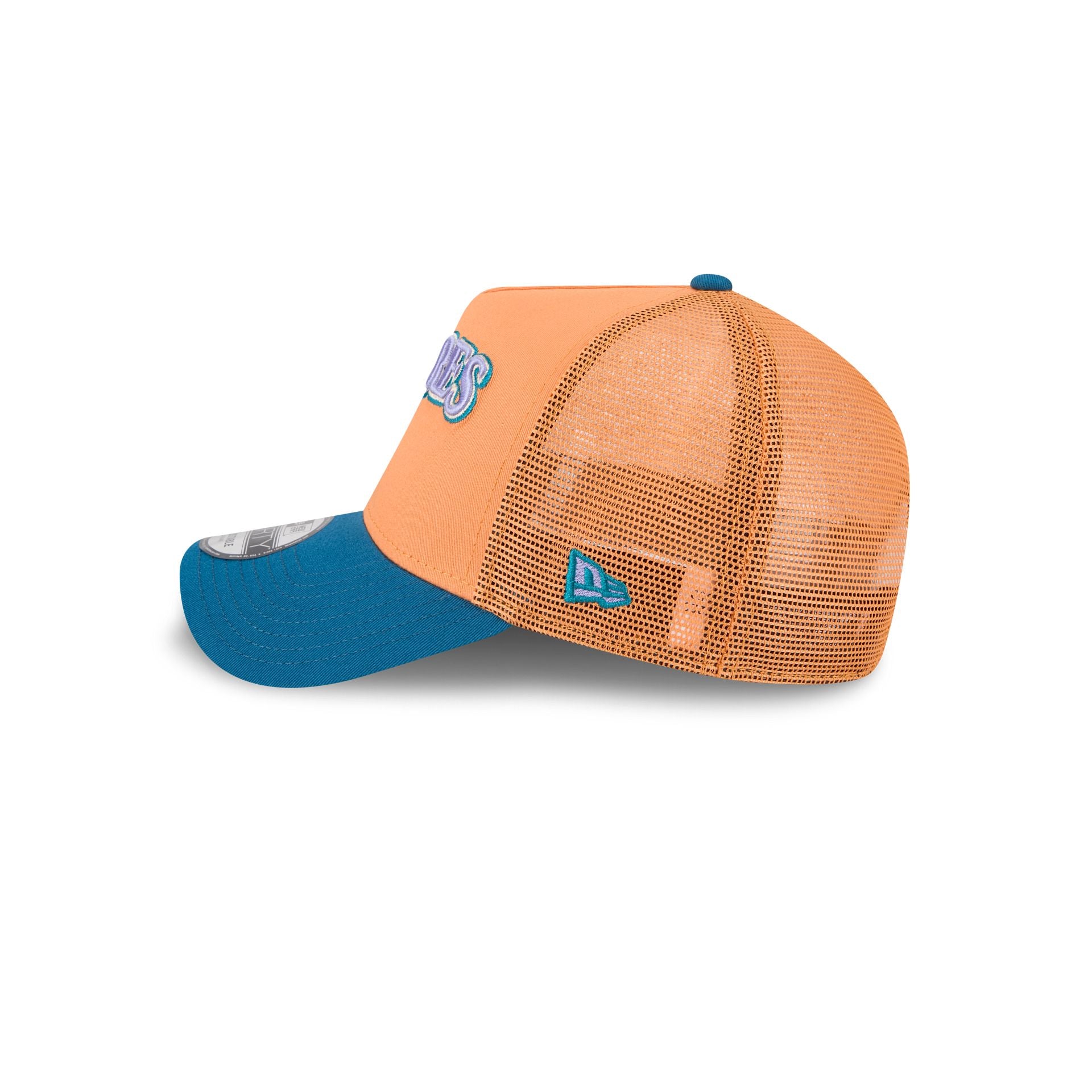 San Diego Padres Orange Glaze 9FORTY A-Frame Trucker Hat - Image 4