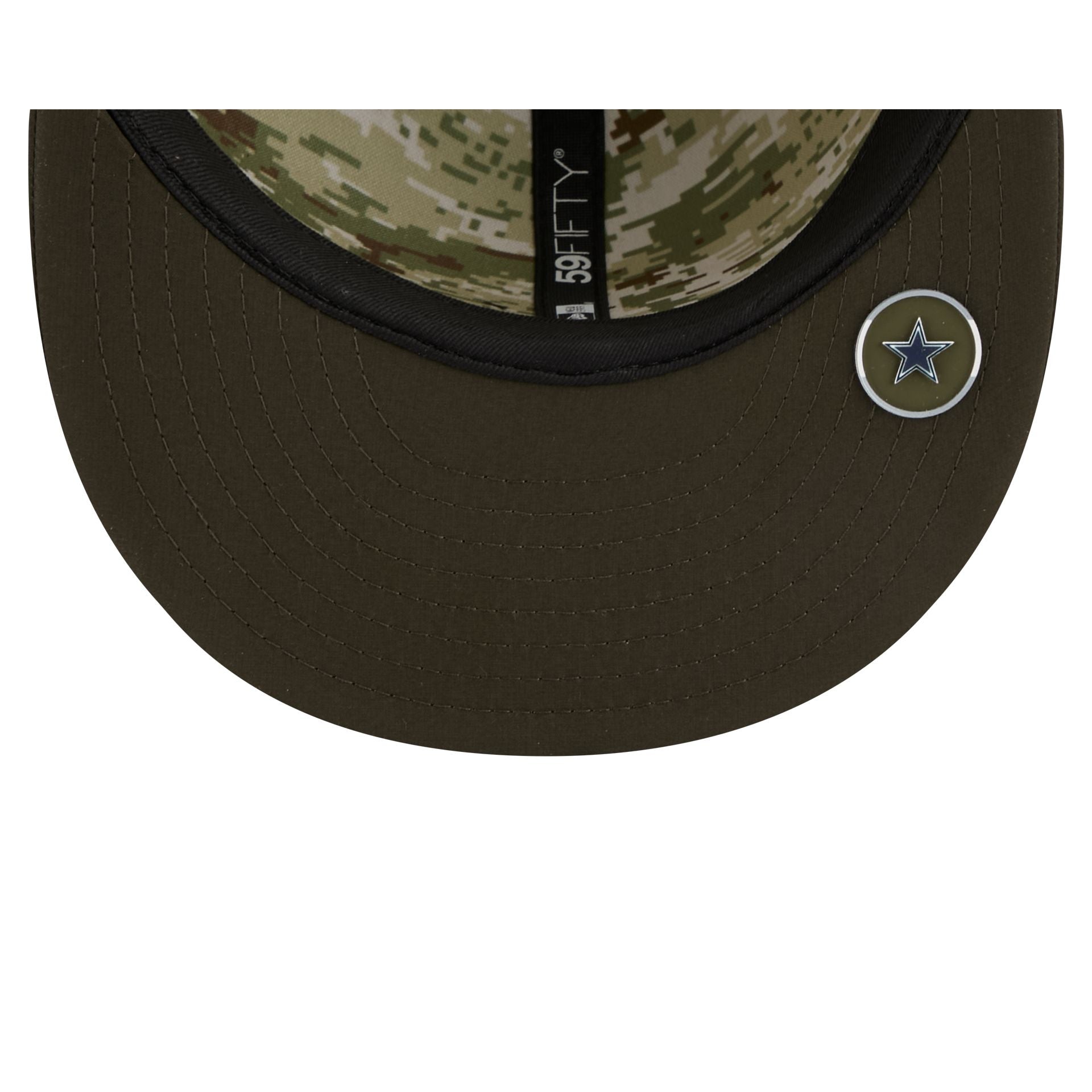 Dallas Cowboys 2025 Salute to Service 59FIFTY Fitted Hat - Image 7