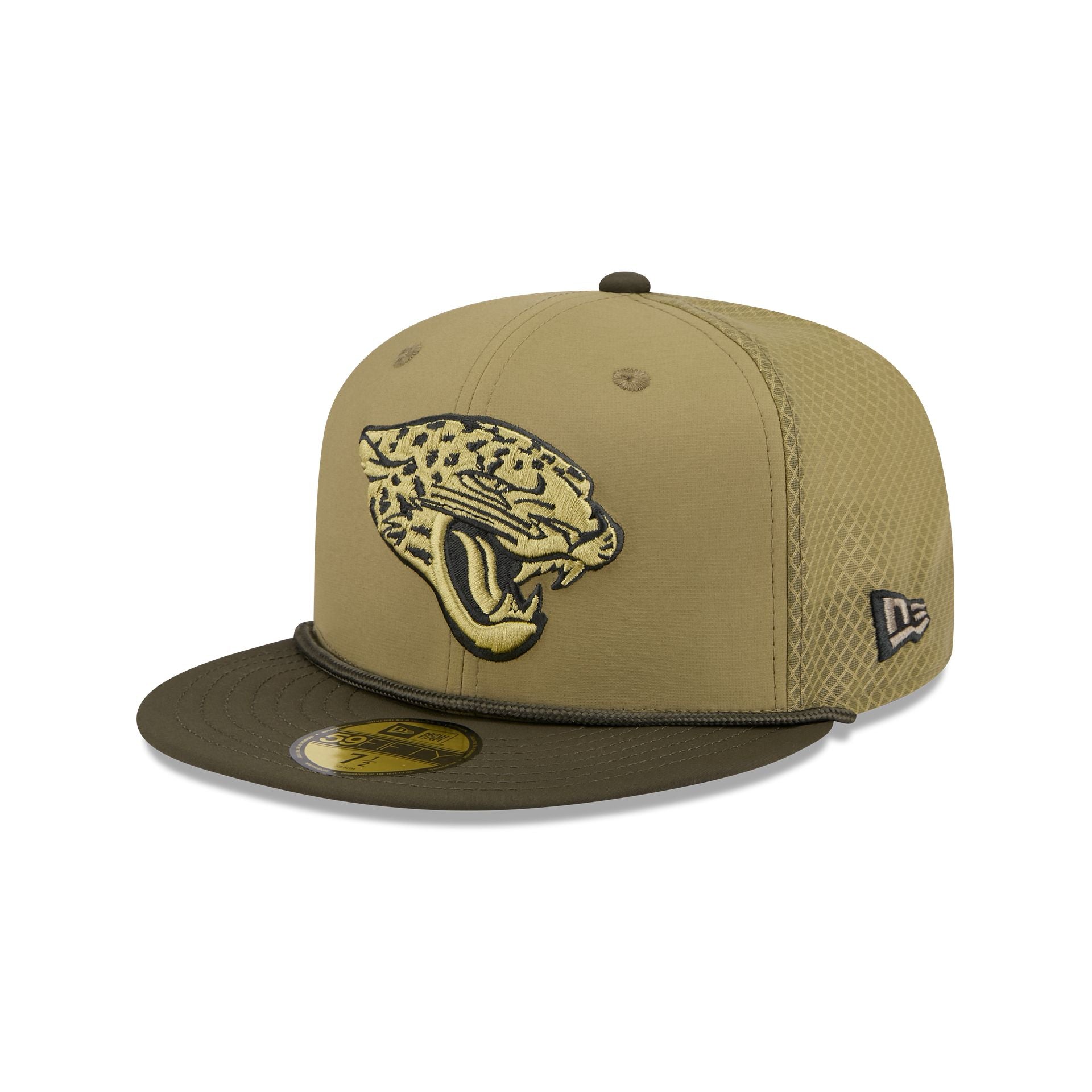 Jacksonville Jaguars 2025 Salute to Service 59FIFTY Fitted Hat - Image 3