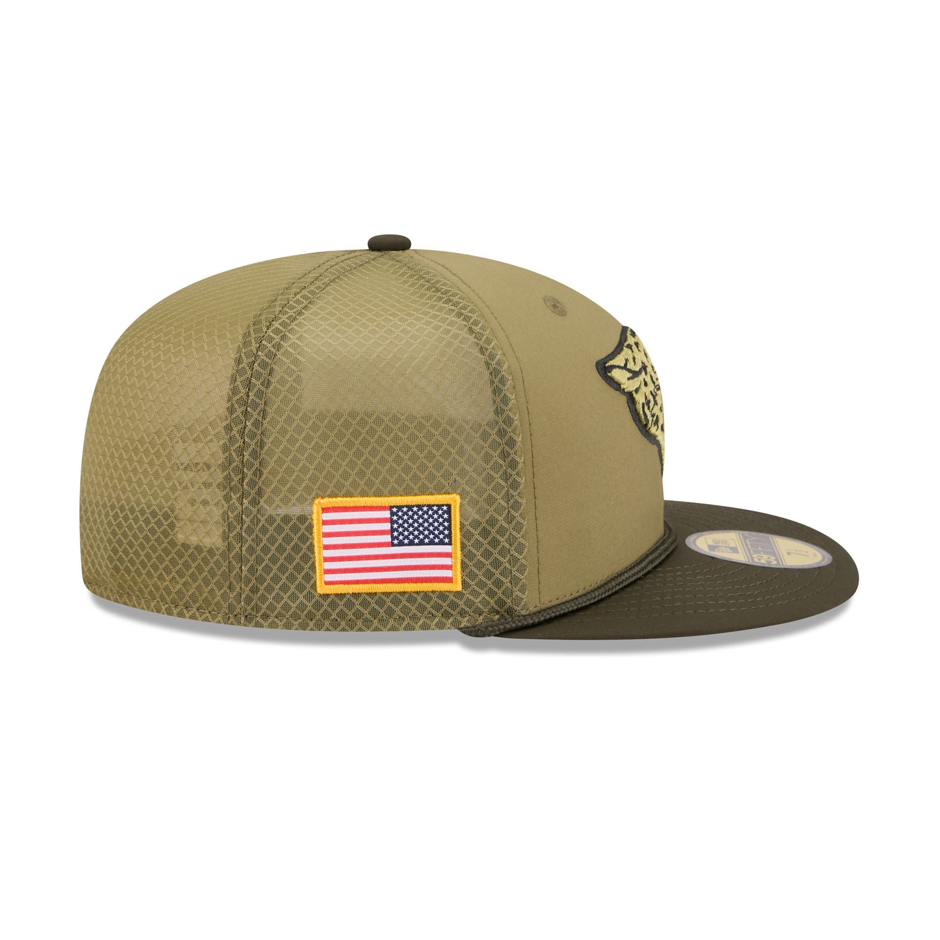 Jacksonville Jaguars 2025 Salute to Service 59FIFTY Fitted Hat - Image 4