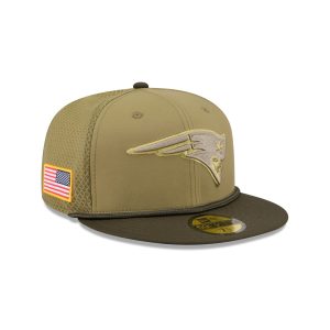 New England Patriots 2025 Salute to Service 59FIFTY Fitted Hat