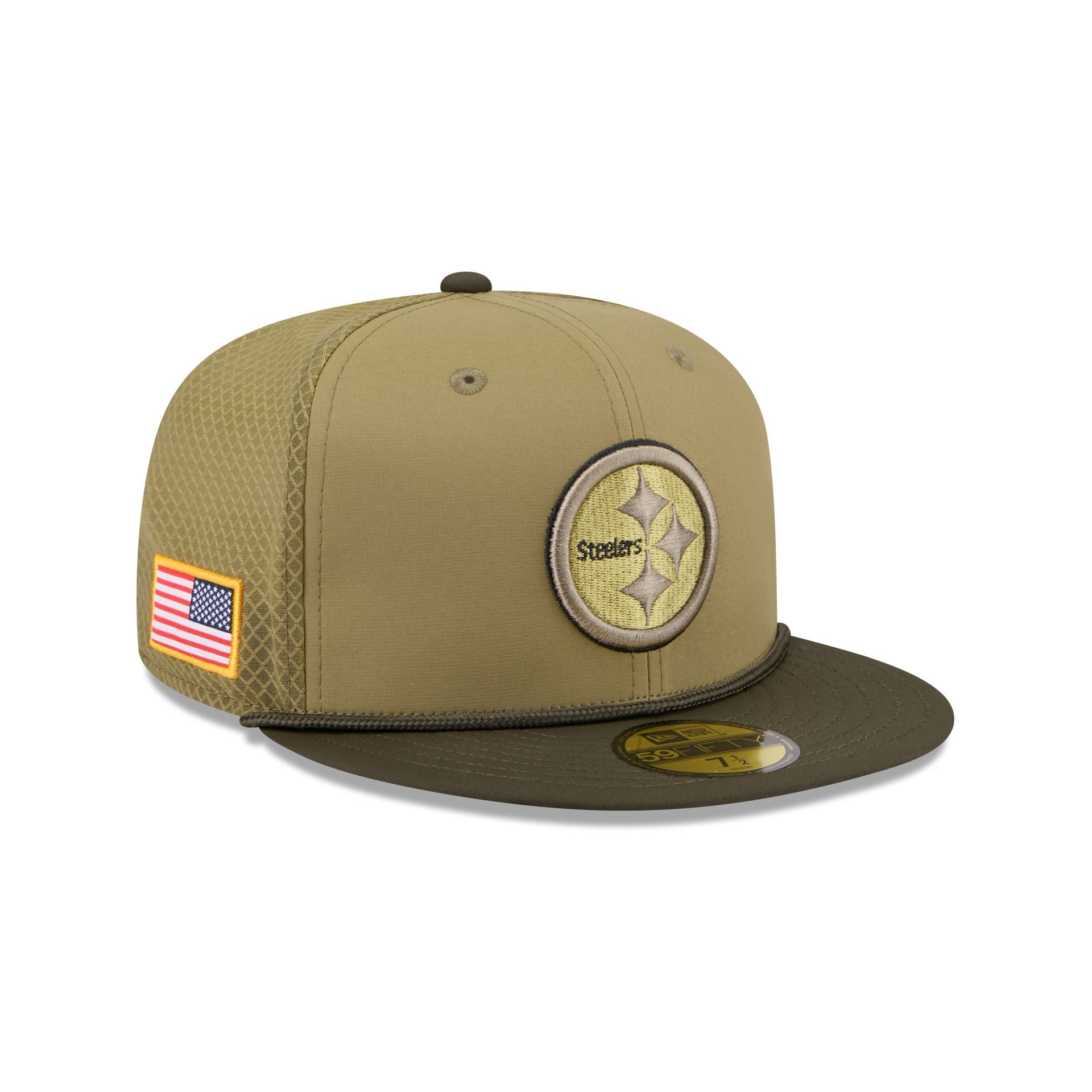 Pittsburgh Steelers 2025 Salute to Service 59FIFTY Fitted Hat
