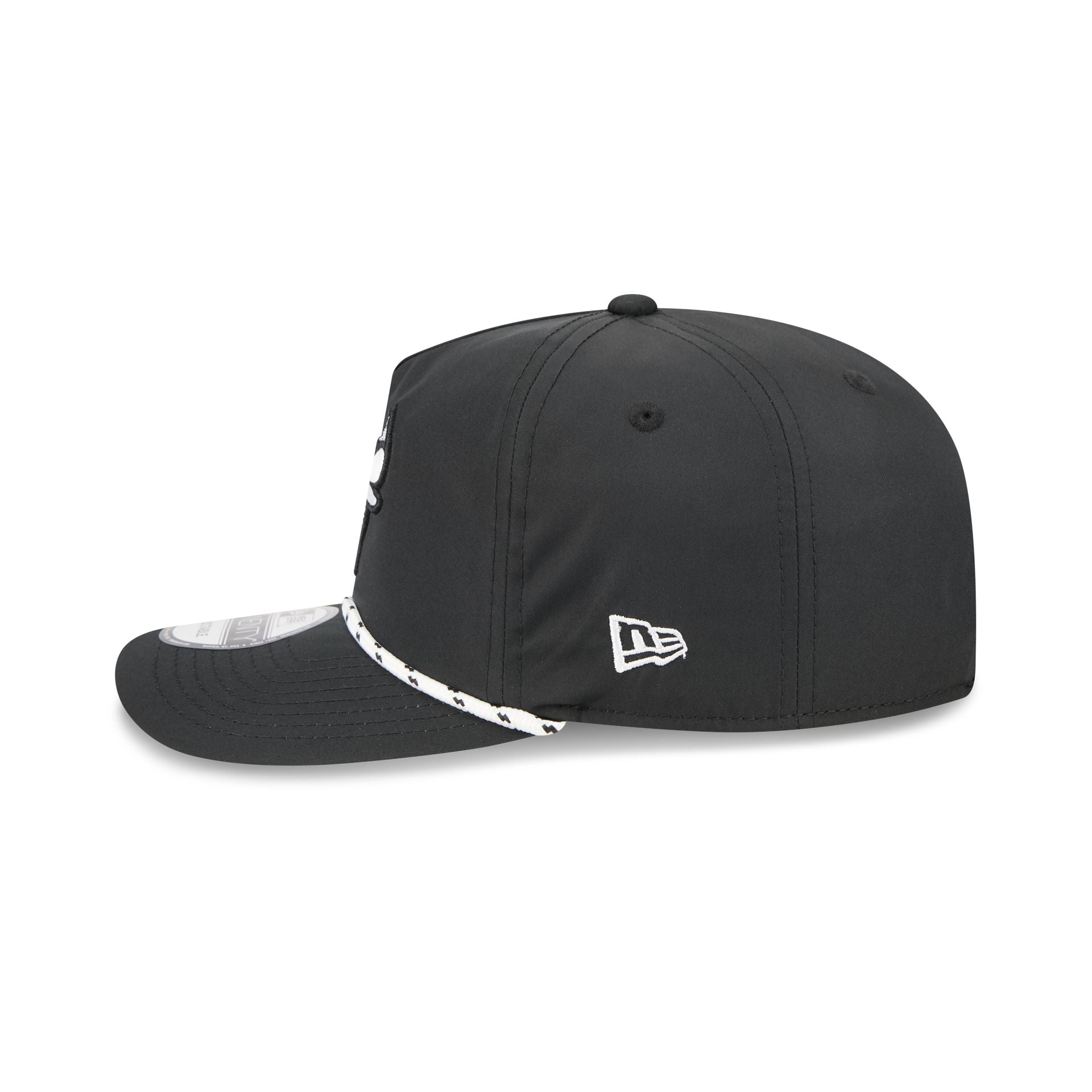 Chicago Bulls Black and White Rope 19TWENTY Snapback Hat - Image 4