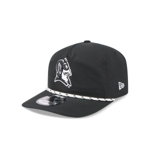 Duke Blue Devils Black and White Rope 19TWENTY Snapback Hat