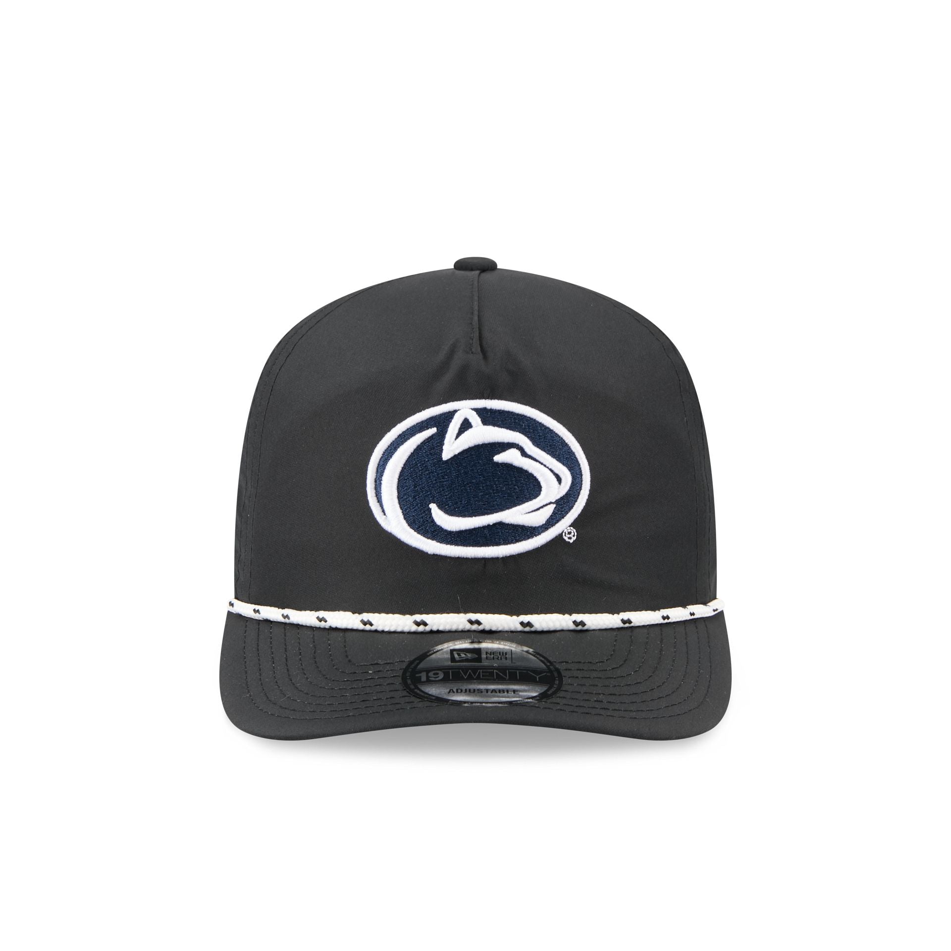 Penn State Nittany Lions Black and White Rope 19TWENTY Snapback Hat - Image 2