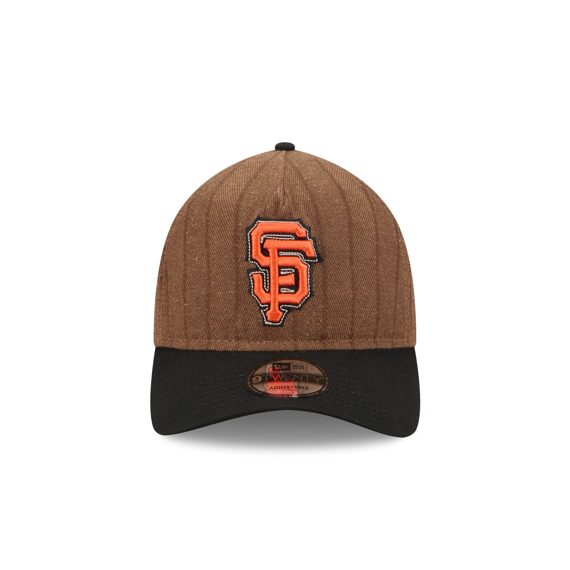 San Francisco Giants Three Looms Wool Pinstripe 9TWENTY A-Frame Adjustable Hat - Image 2