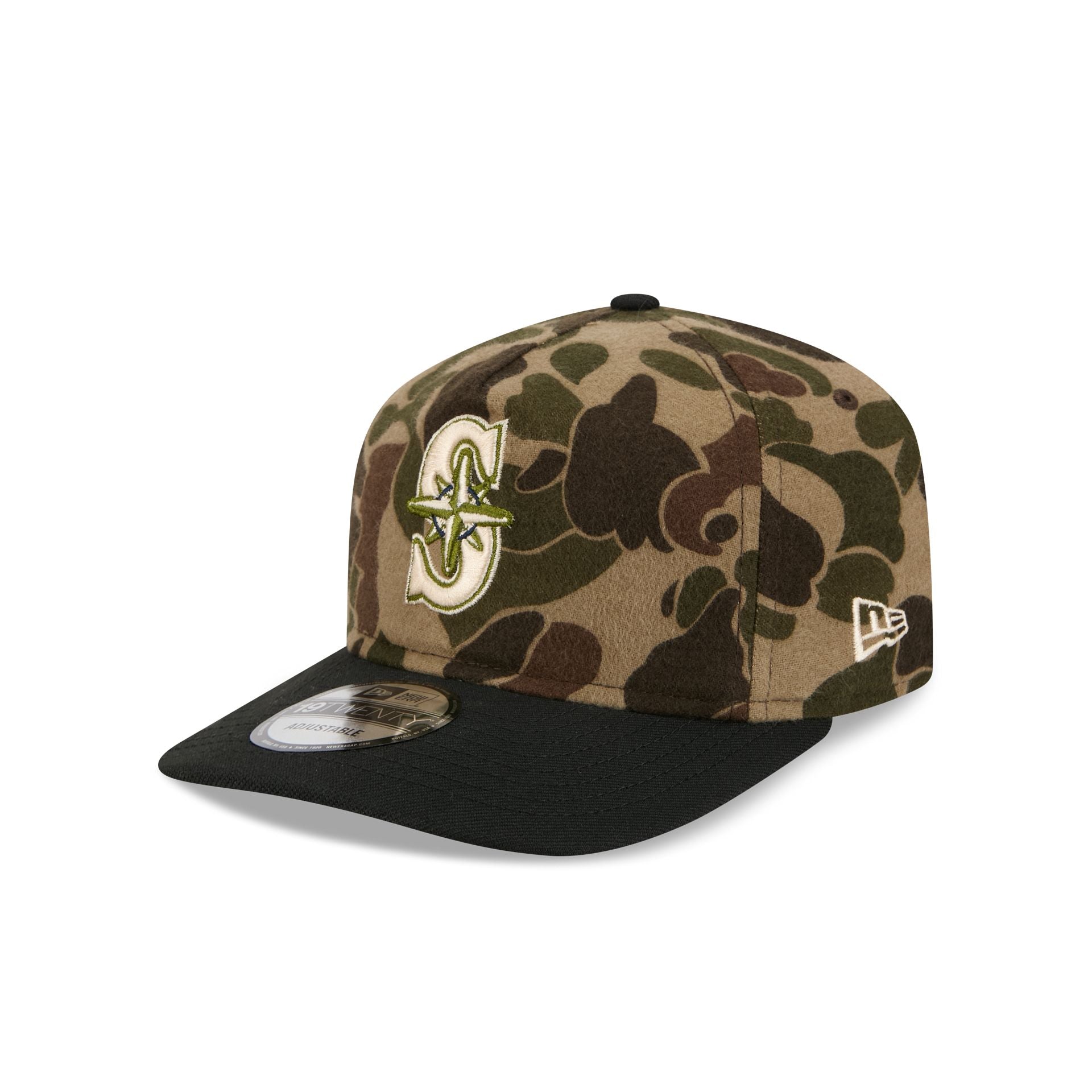 Seattle Mariners Three Looms Wool Duck Camo 19TWENTY Adjustable Hat