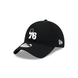 Philadelphia 76ers Merino Wool Black 9TWENTY Adjustable Hat