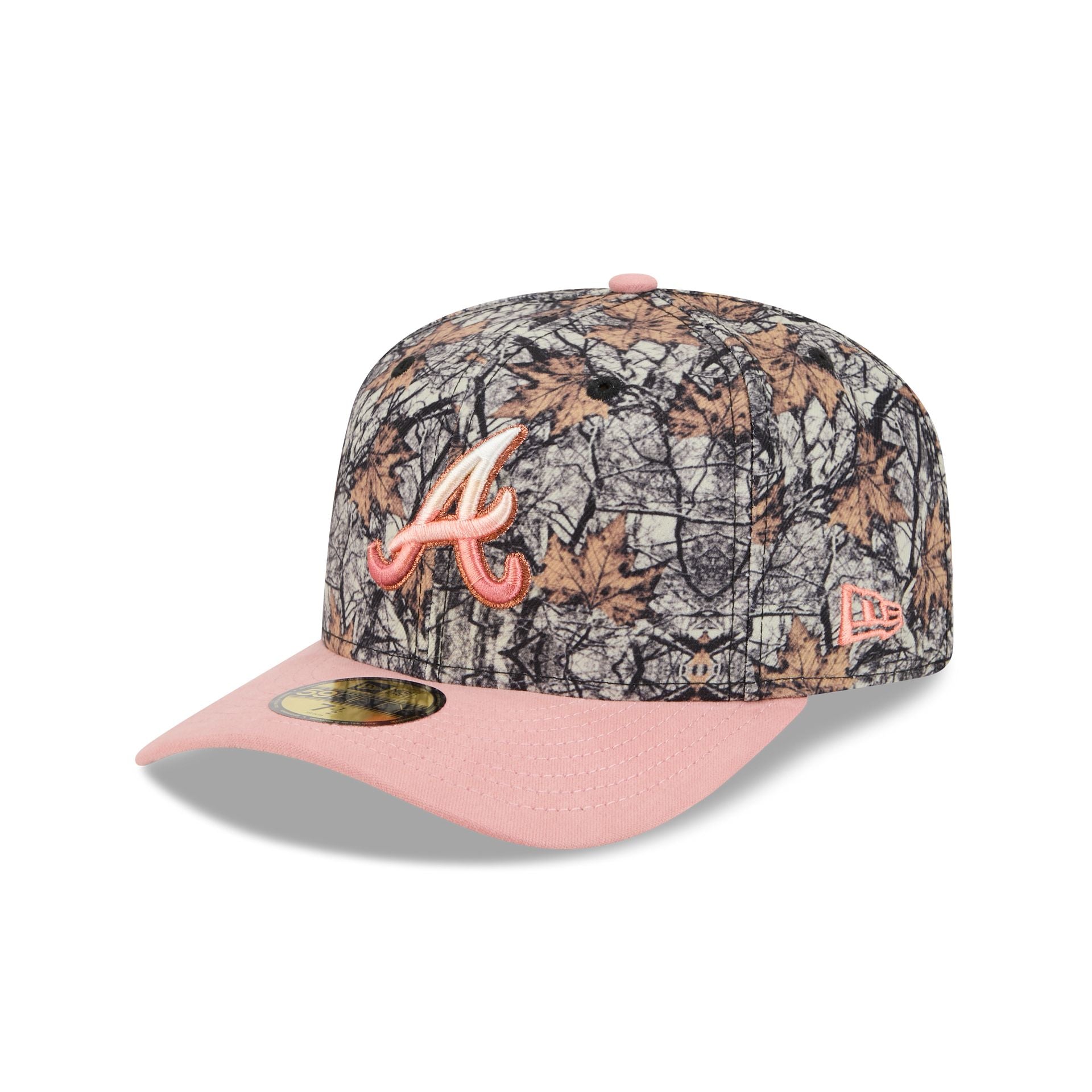 Just Caps Gradient Camo Atlanta Braves 59FIFTY Fitted Hat - Image 3