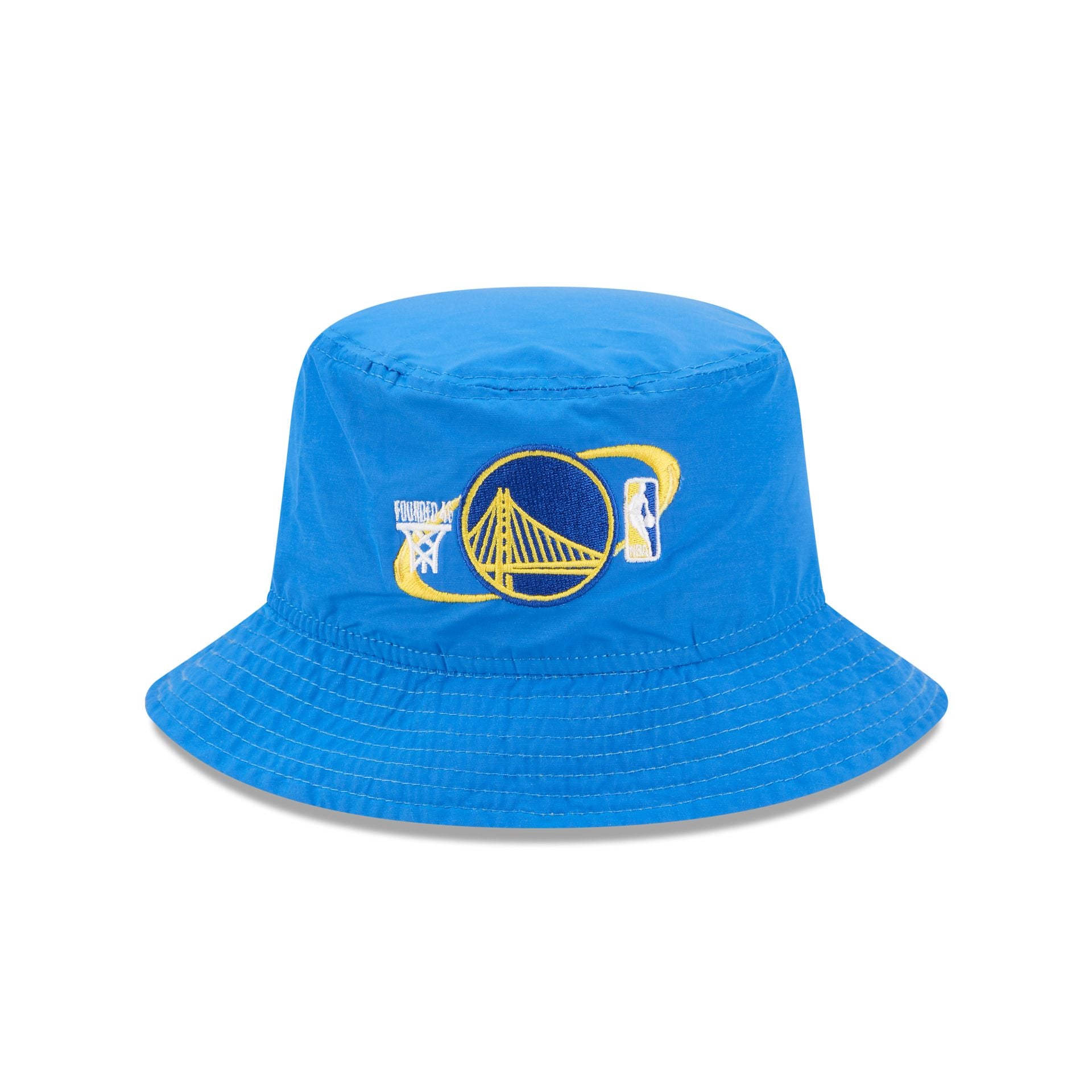 Golden State Warriors Nylon Logo Bucket Hat - Image 2
