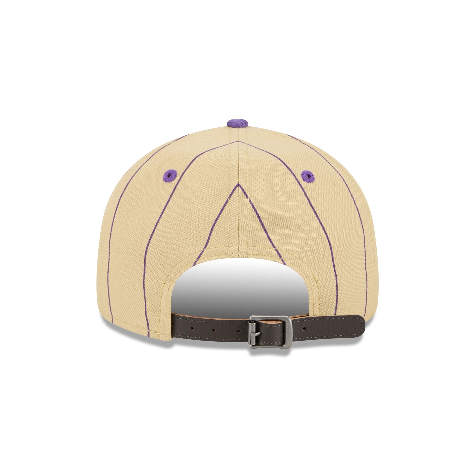 Los Angeles Lakers Pinstripe Script Retro Crown 9FIFTY Adjustable Hat - Image 6