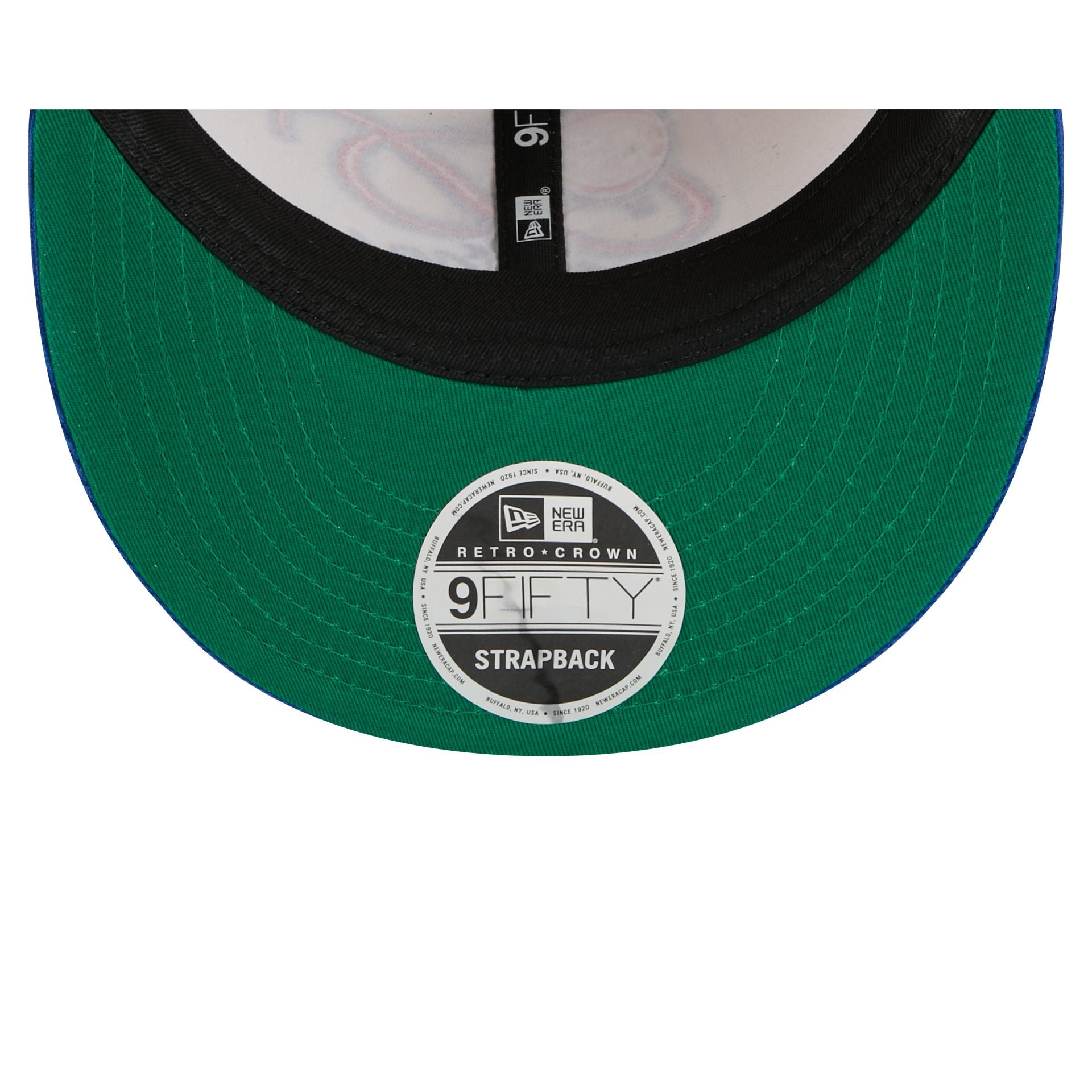 Detroit Pistons Pinstripe Script Retro Crown 9FIFTY Adjustable Hat - Image 7