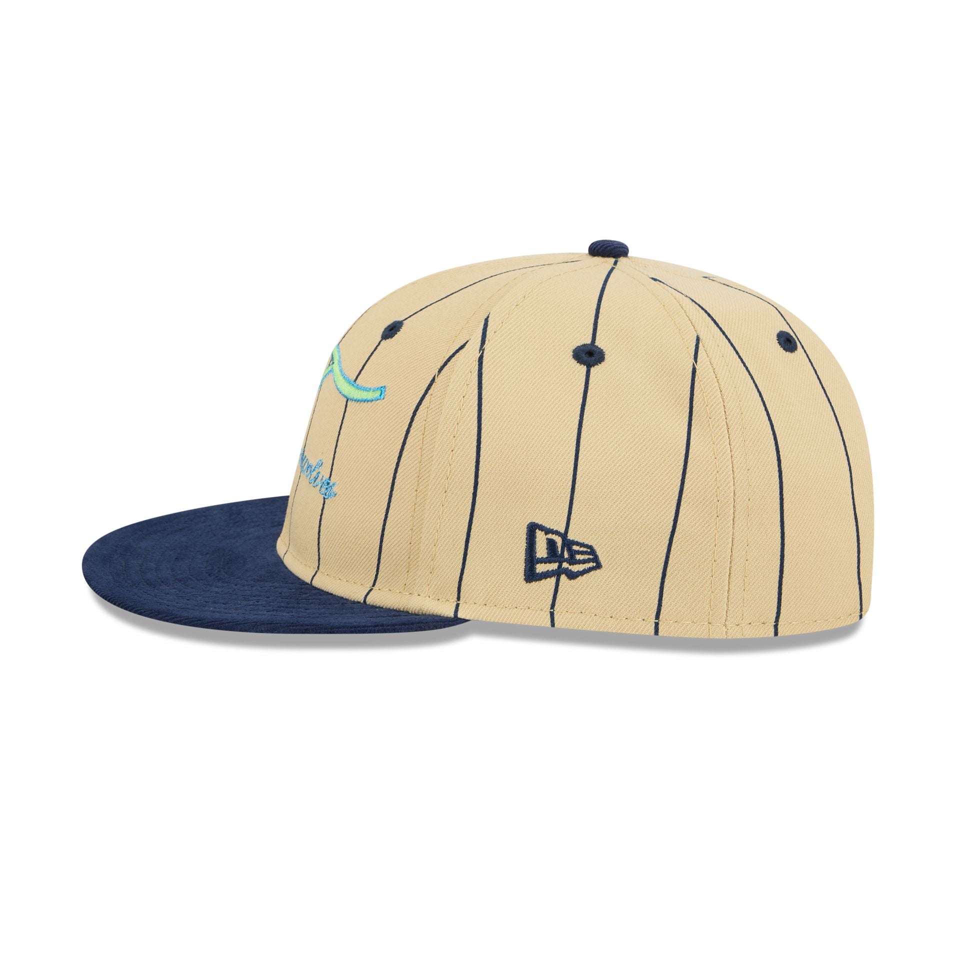 Minnesota Timberwolves Pinstripe Script Retro Crown 9FIFTY Adjustable Hat - Image 4