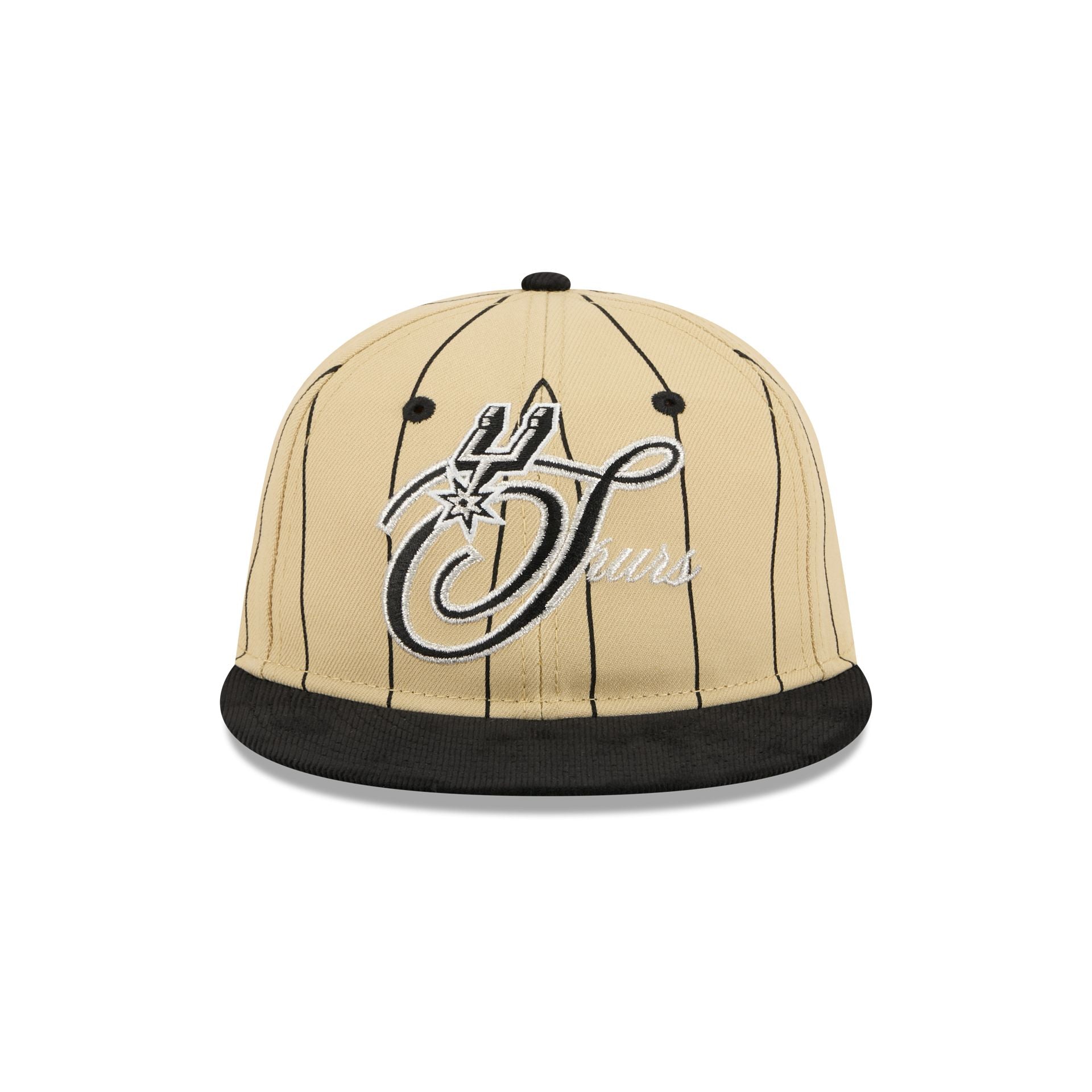 San Antonio Spurs Pinstripe Script Retro Crown 9FIFTY Adjustable Hat - Image 2
