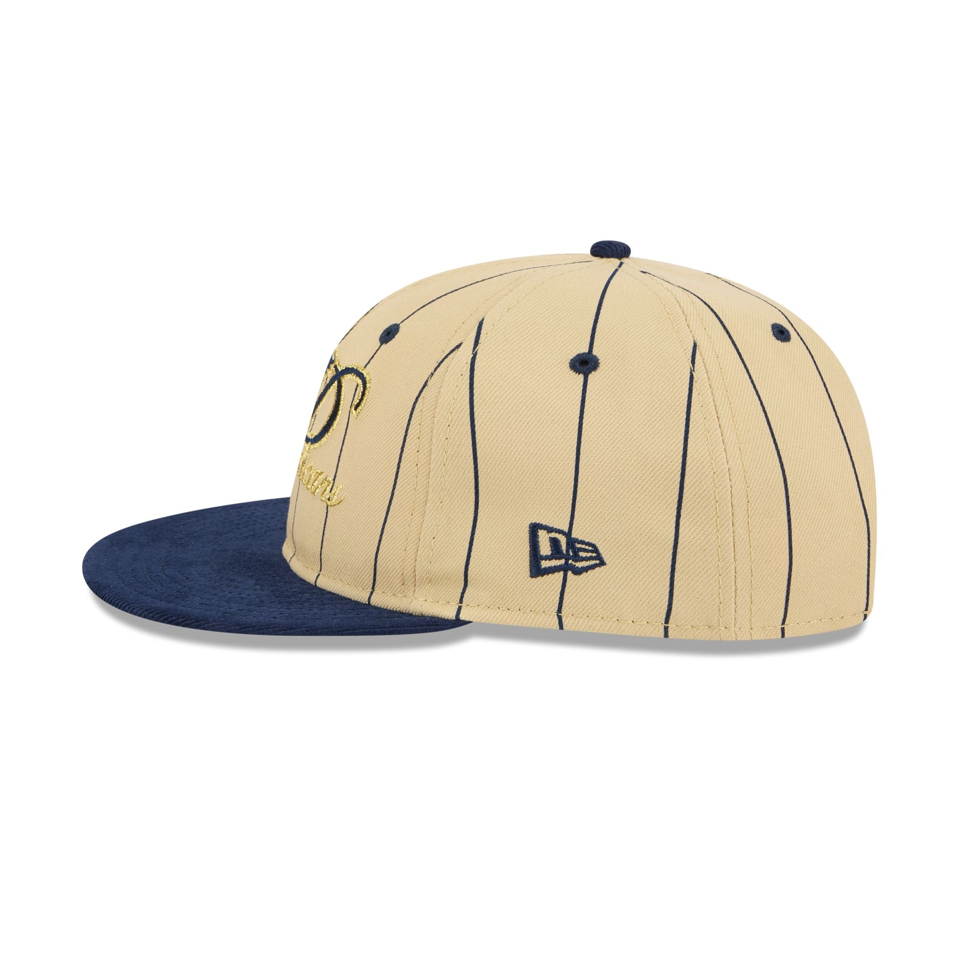 New Orleans Pelicans Pinstripe Script Retro Crown 9FIFTY Adjustable Hat - Image 4