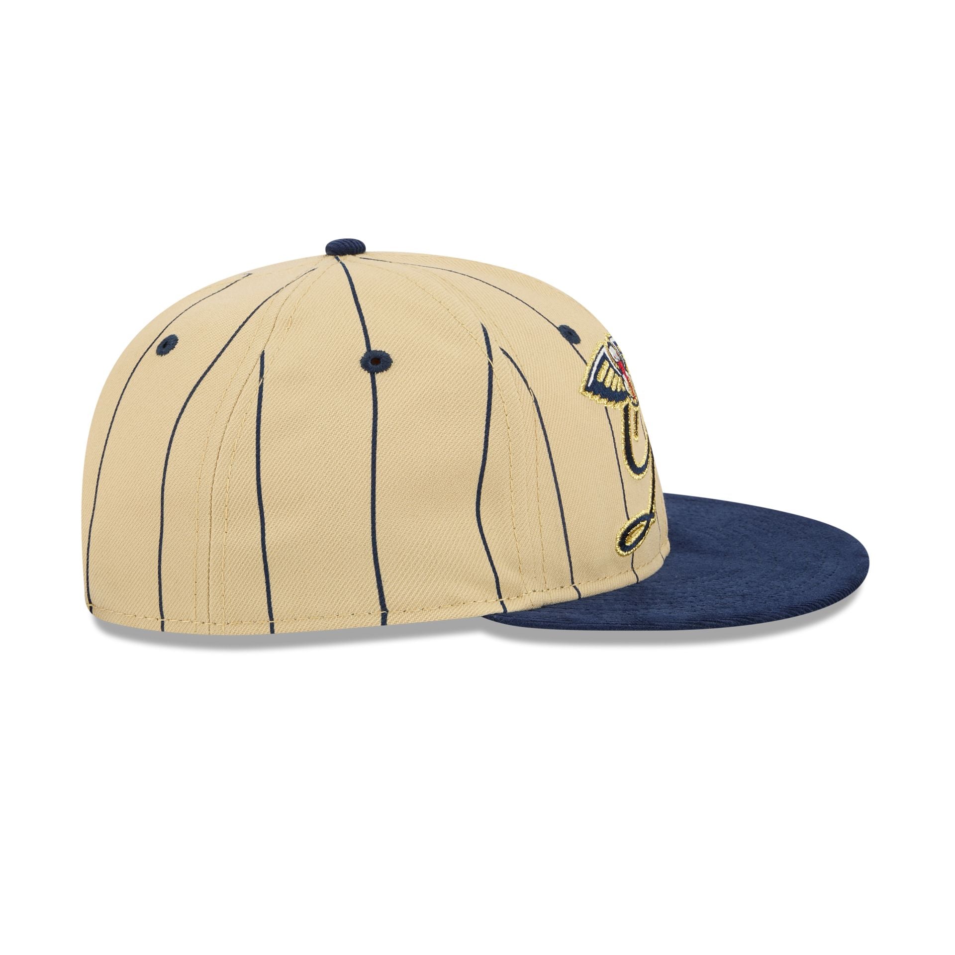 New Orleans Pelicans Pinstripe Script Retro Crown 9FIFTY Adjustable Hat - Image 5