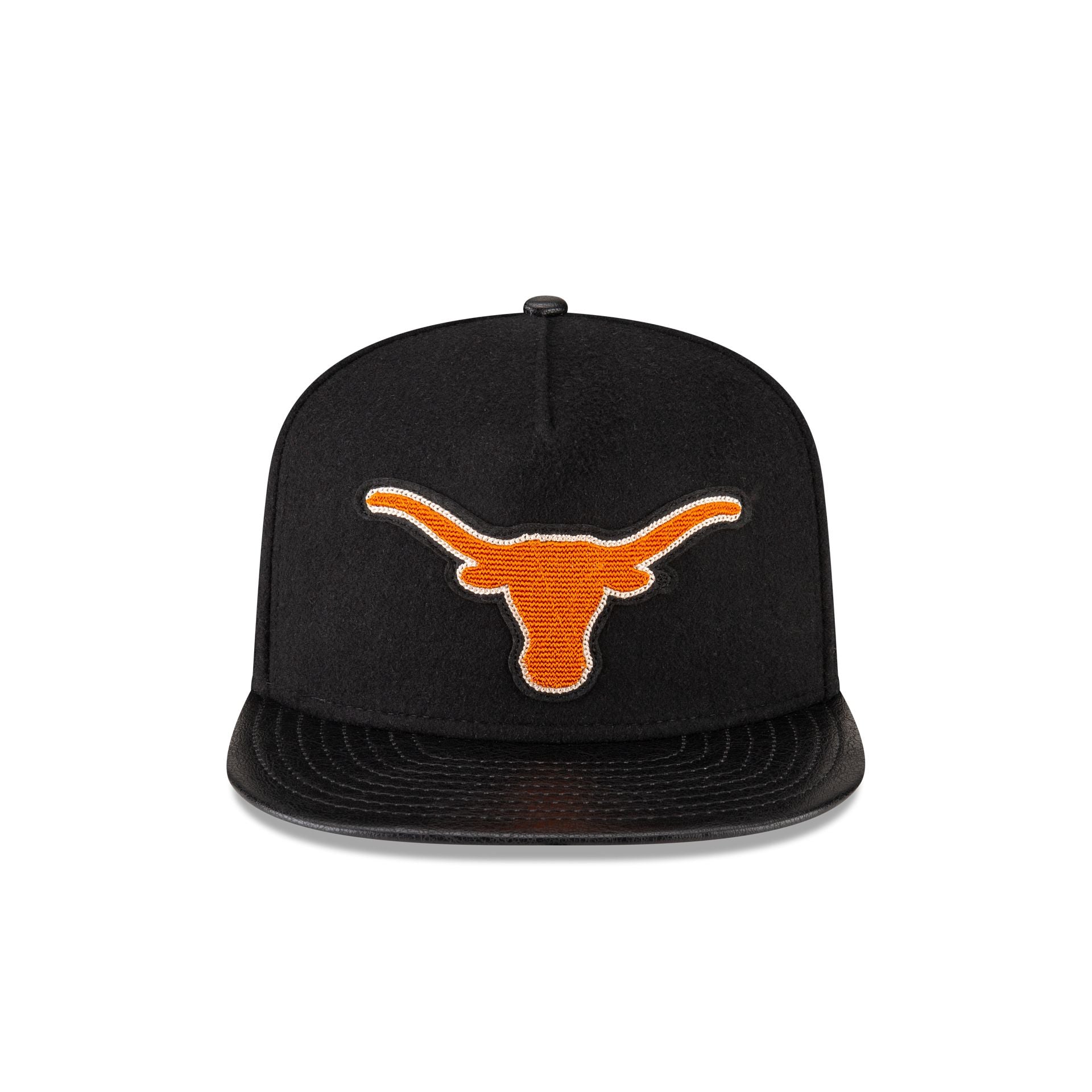 Texas Longhorns Wool Letterman 9FIFTY A-Frame Snapback Hat - Image 2