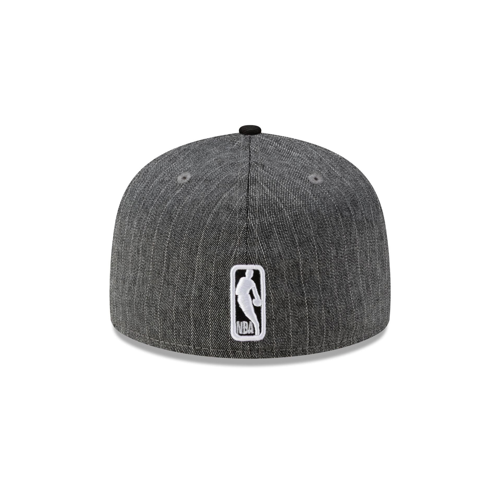 Just Caps Black Pinstripe Denver Nuggets 59FIFTY Fitted Hat - Image 6