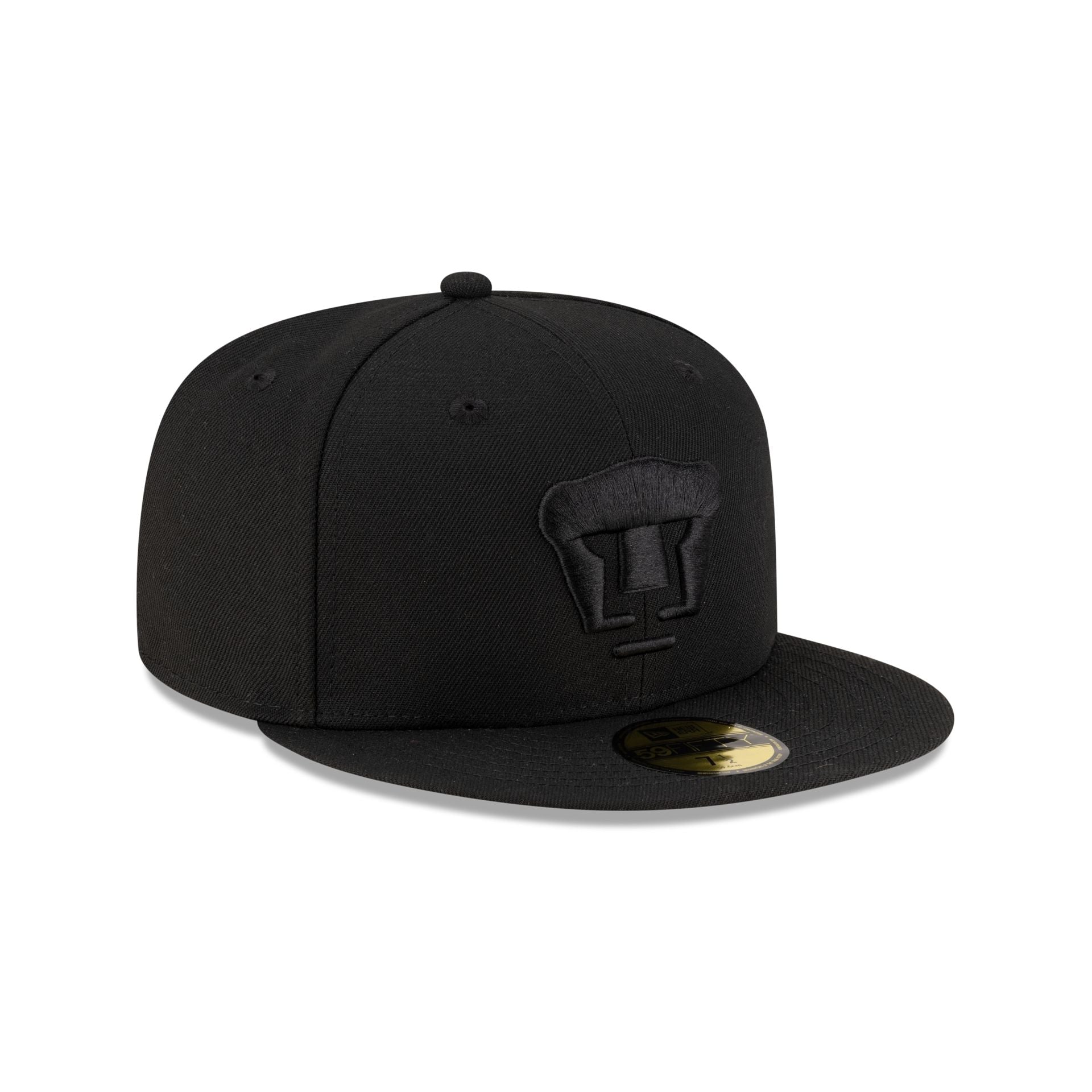 Pumas All Black 59FIFTY Fitted Hat - Image 3