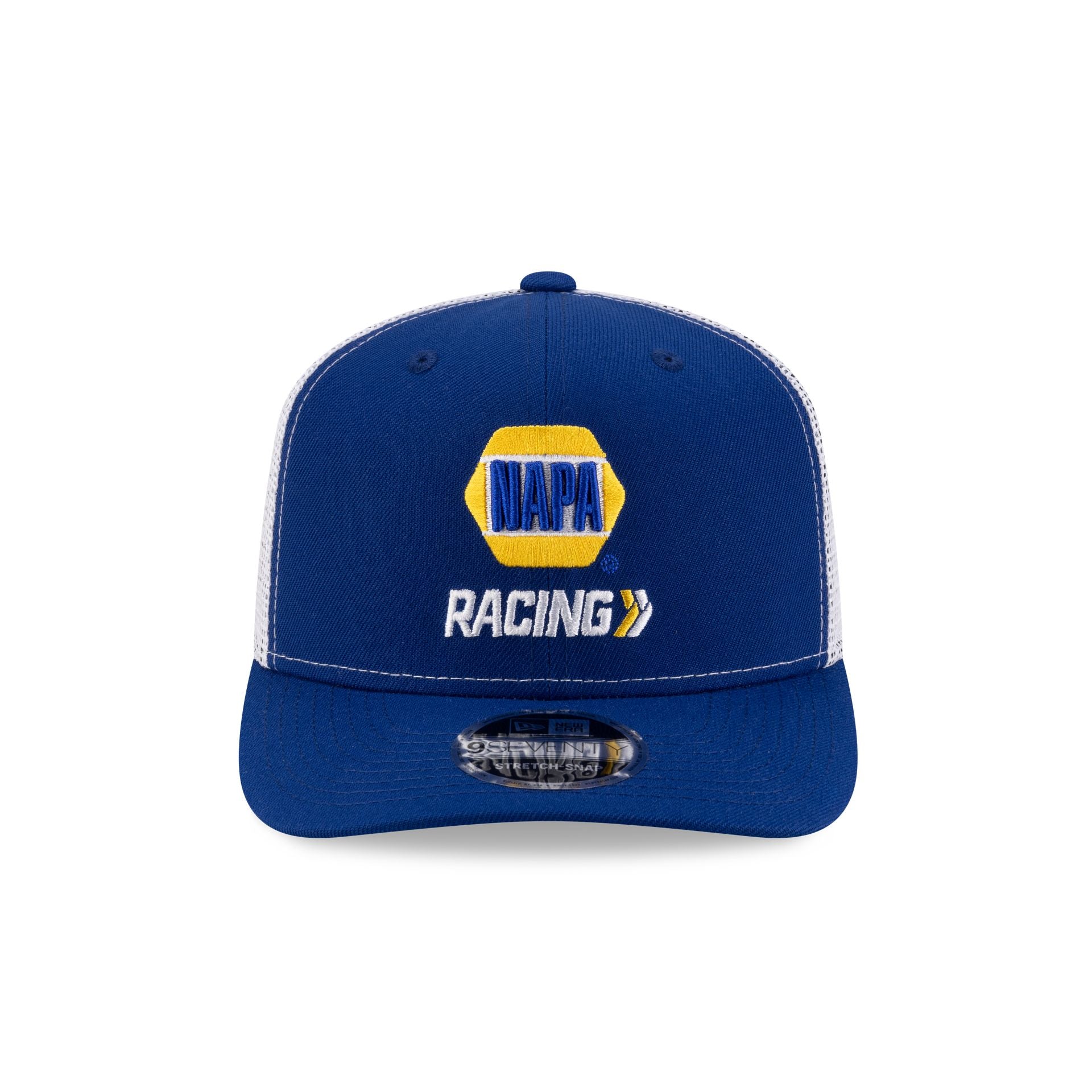 Hendrick Motorsports Chase Elliott NAPA Racing Partner 9SEVENTY Stretch-Snap Trucker Hat - Image 2